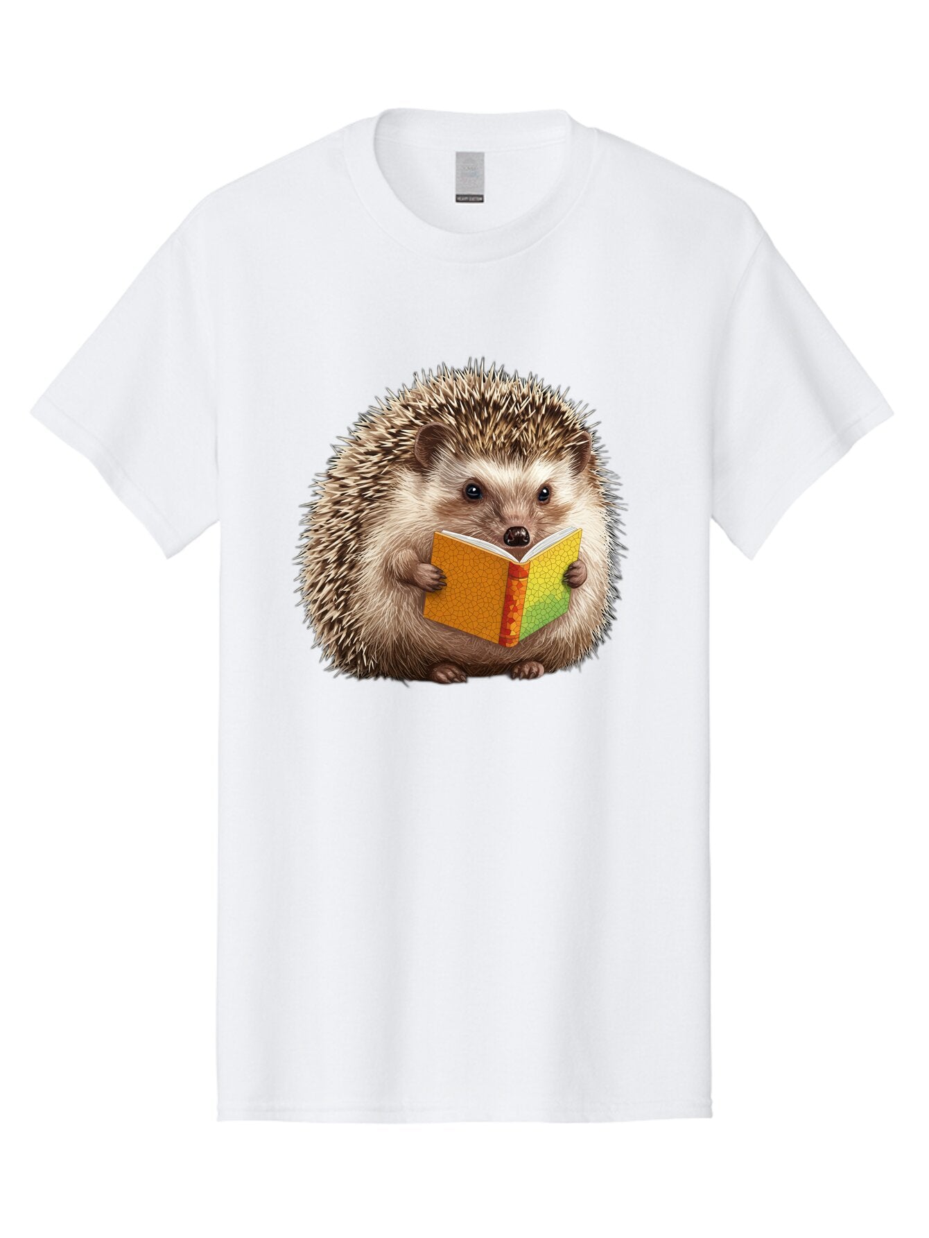 Hedgehog-Reading-Book Men'S Graphic Tee, 100% Cotton, Comfortable Casual Summer Wear, Machine Washable, Vintage Camera, Old Camera, Antique Camera, Black Camera, Classic Photography, Photography Equipment, Nostalgic Device, Film Camera, Baq947 10