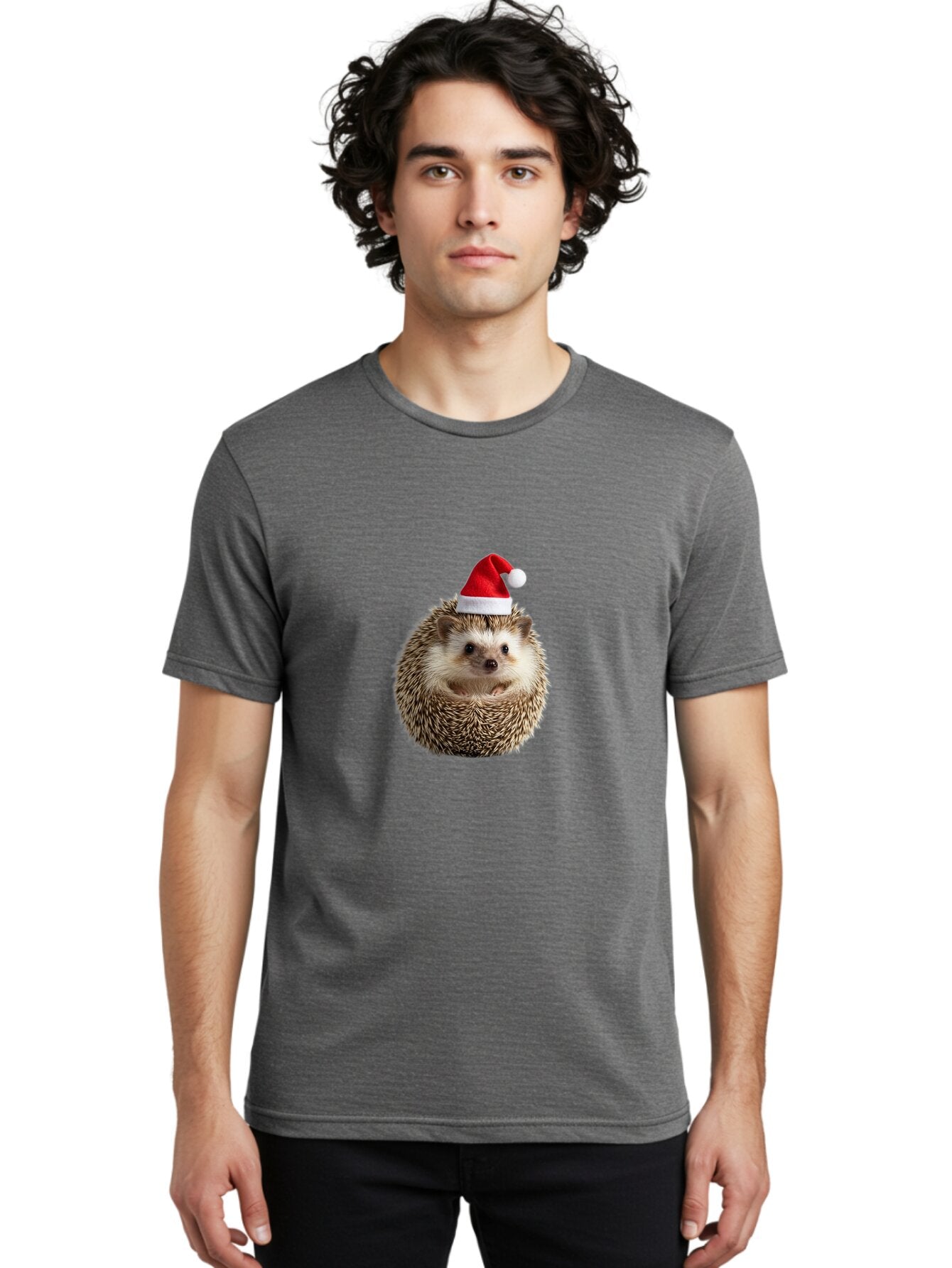 Hedgehog-Santa-Hat Men'S Graphic Tee, 100% Cotton, Comfortable Casual Summer Wear, Machine Washable, Vintage Camera, Old Camera, Antique Camera, Black Camera, Classic Photography, Photography Equipment, Nostalgic Device, Film Camera, Baq950 23