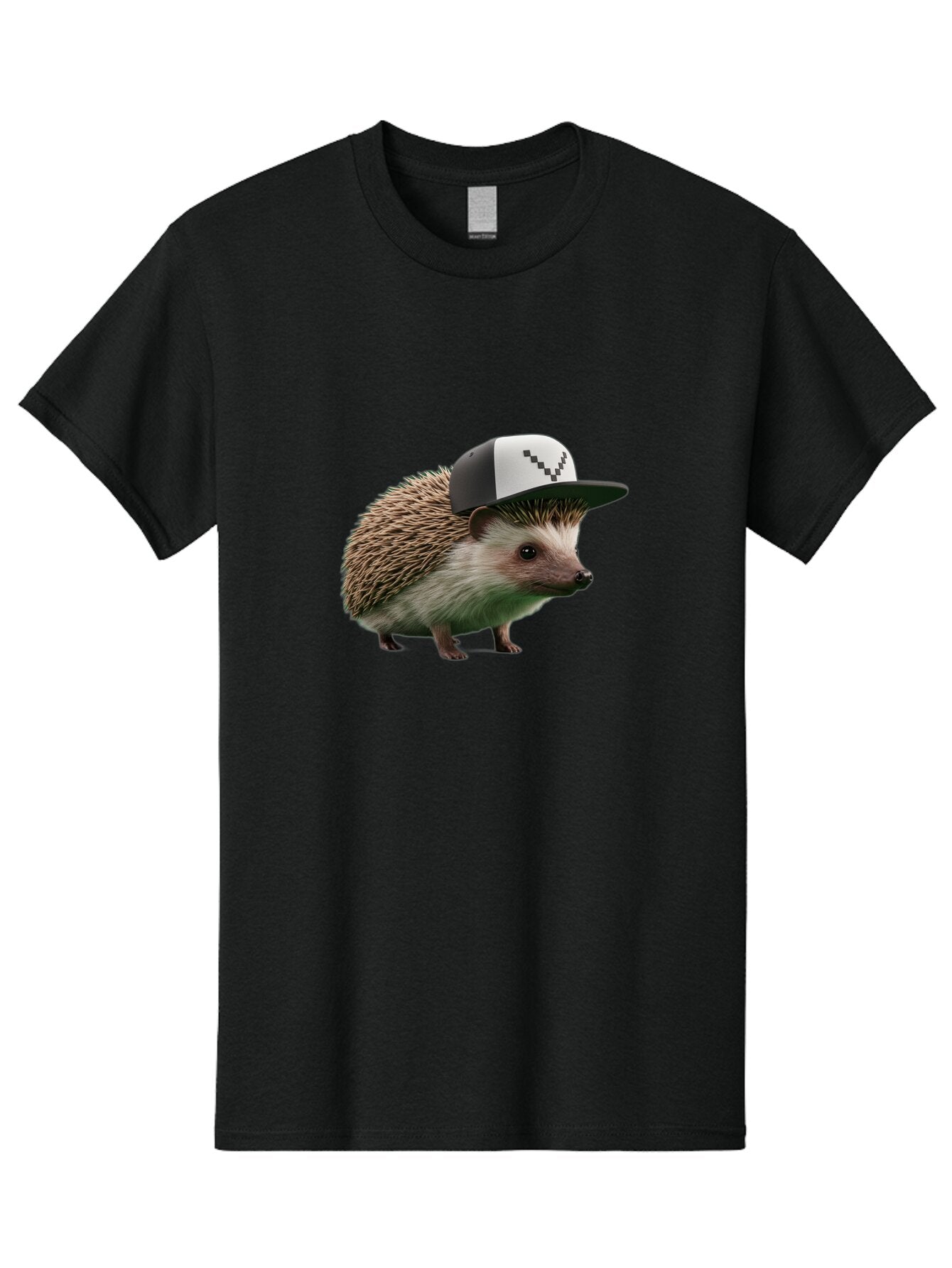 Hedgehog-With-Checkmark-Hat Men'S Graphic Tee, 100% Cotton, Comfortable Casual Summer Wear, Machine Washable, Vintage Camera, Old Camera, Antique Camera, Black Camera, Classic Photography, Photography Equipment, Nostalgic Device, Film Camera, Baq953 1