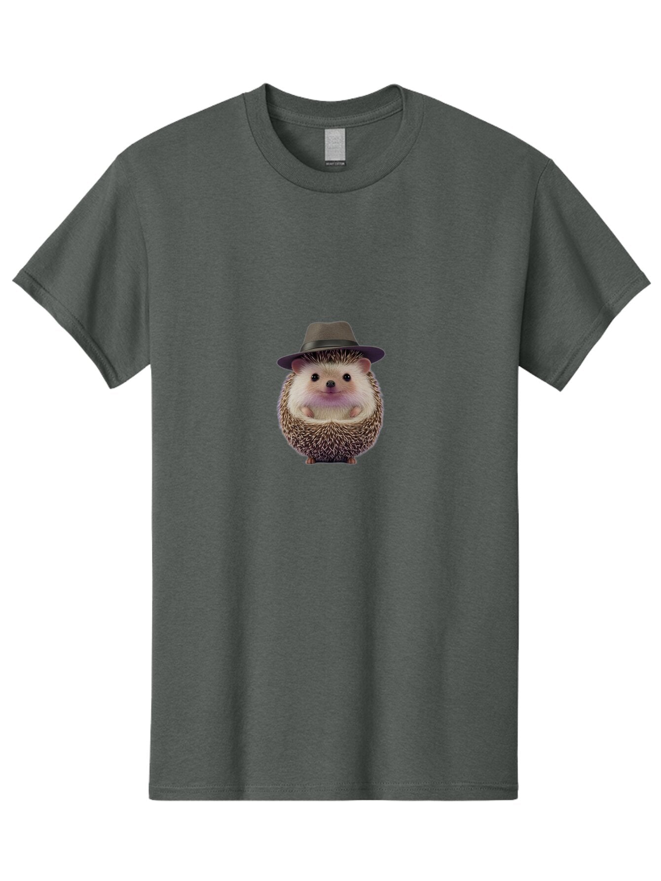Hedgehog-With-Fedora Men'S Graphic Tee, 100% Cotton, Comfortable Casual Summer Wear, Machine Washable, Vintage Camera, Old Camera, Antique Camera, Black Camera, Classic Photography, Photography Equipment, Nostalgic Device, Film Camera, Baq954 15