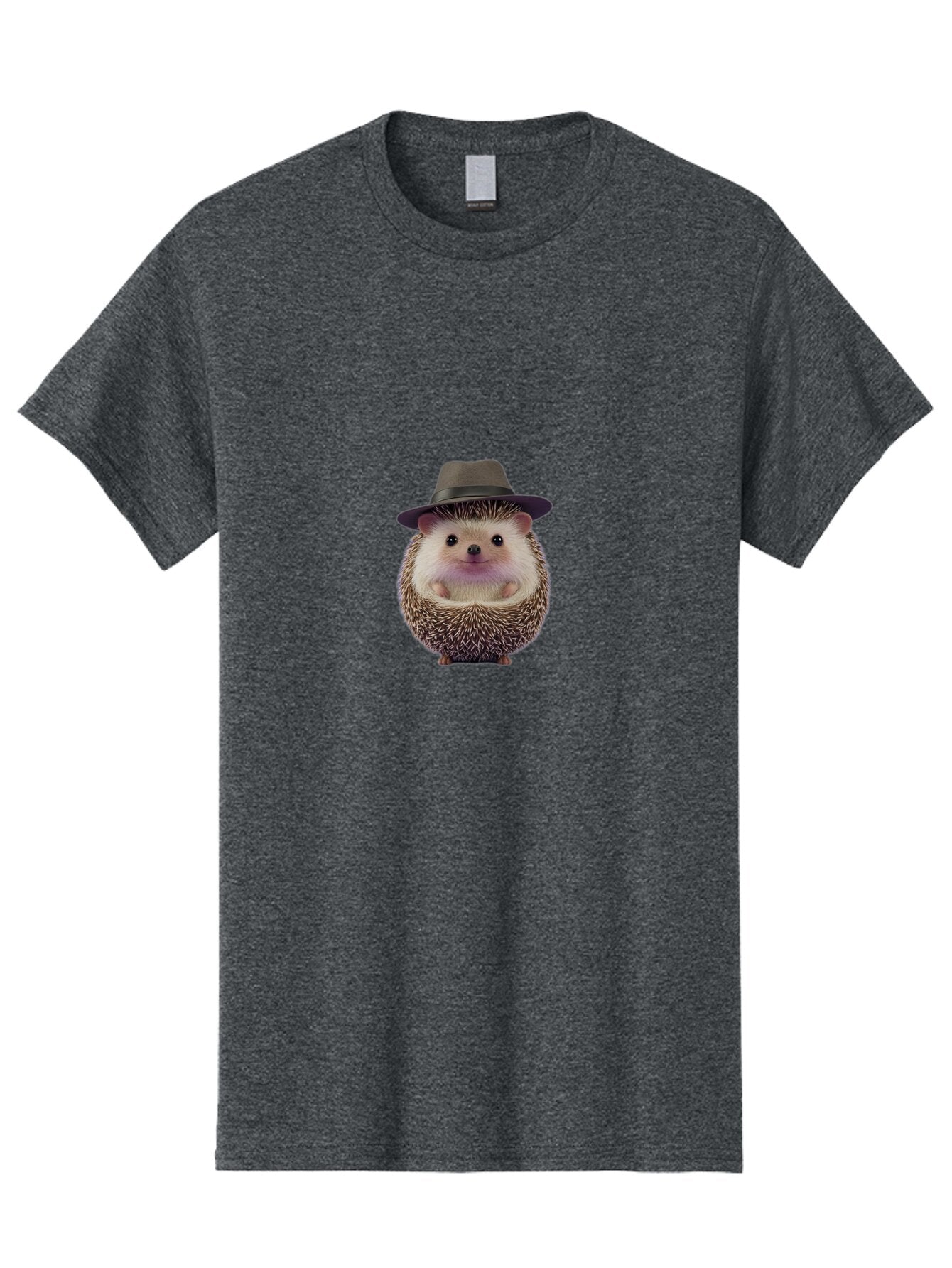 Hedgehog-With-Fedora Men'S Graphic Tee, 100% Cotton, Comfortable Casual Summer Wear, Machine Washable, Vintage Camera, Old Camera, Antique Camera, Black Camera, Classic Photography, Photography Equipment, Nostalgic Device, Film Camera, Baq954 5