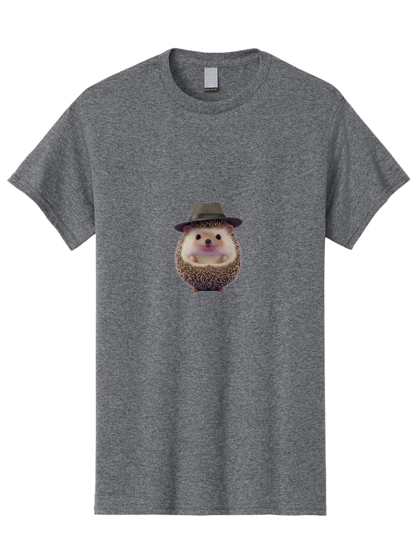 Hedgehog-With-Fedora Men'S Graphic Tee, 100% Cotton, Comfortable Casual Summer Wear, Machine Washable, Vintage Camera, Old Camera, Antique Camera, Black Camera, Classic Photography, Photography Equipment, Nostalgic Device, Film Camera, Baq954 9