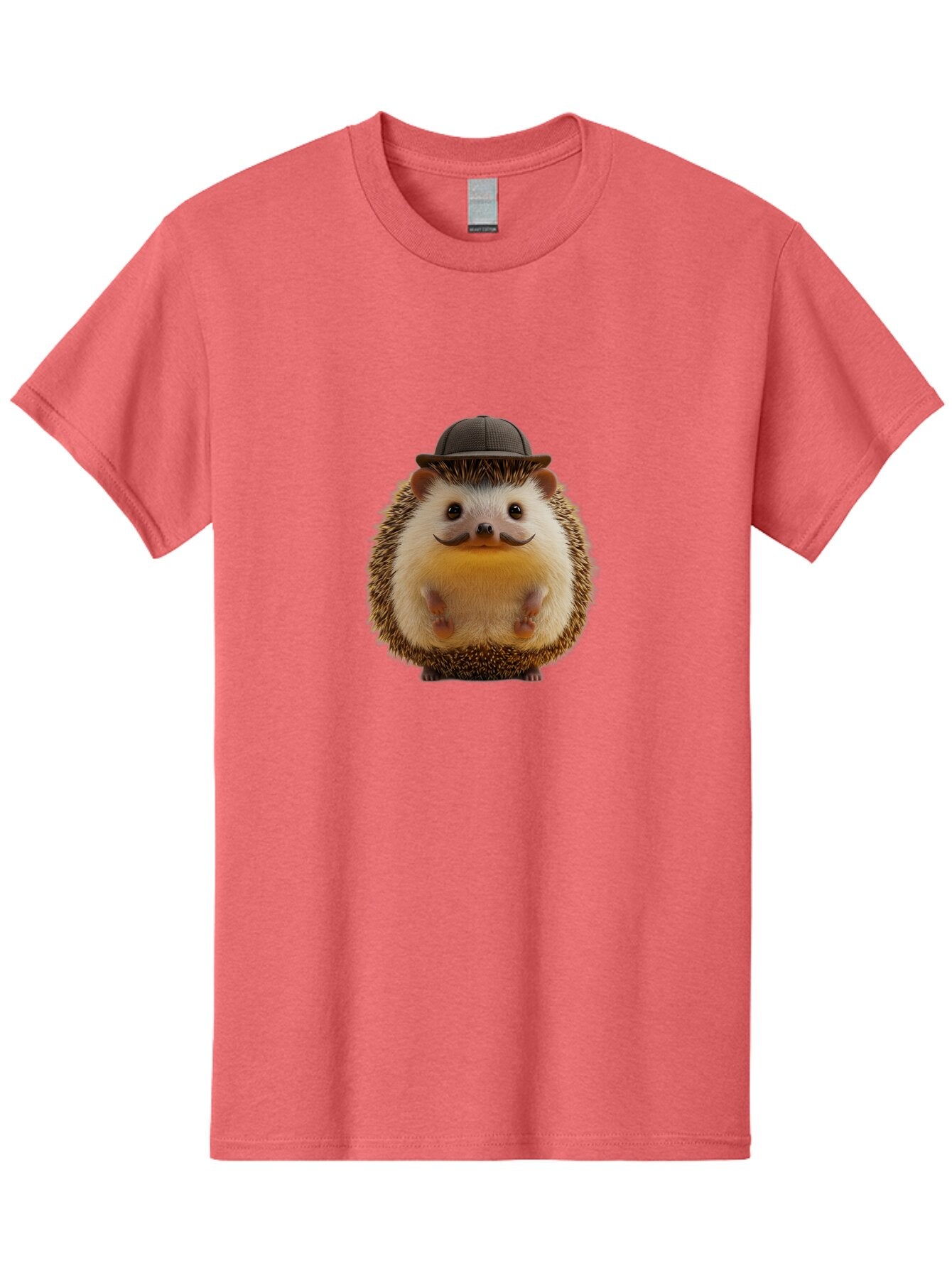 Hedgehog-With-Hat-And-Mustache Men'S Graphic Tee, 100% Cotton, Comfortable Casual Summer Wear, Machine Washable, Vintage Camera, Old Camera, Antique Camera, Black Camera, Classic Photography, Photography Equipment, Nostalgic Device, Baq955 3