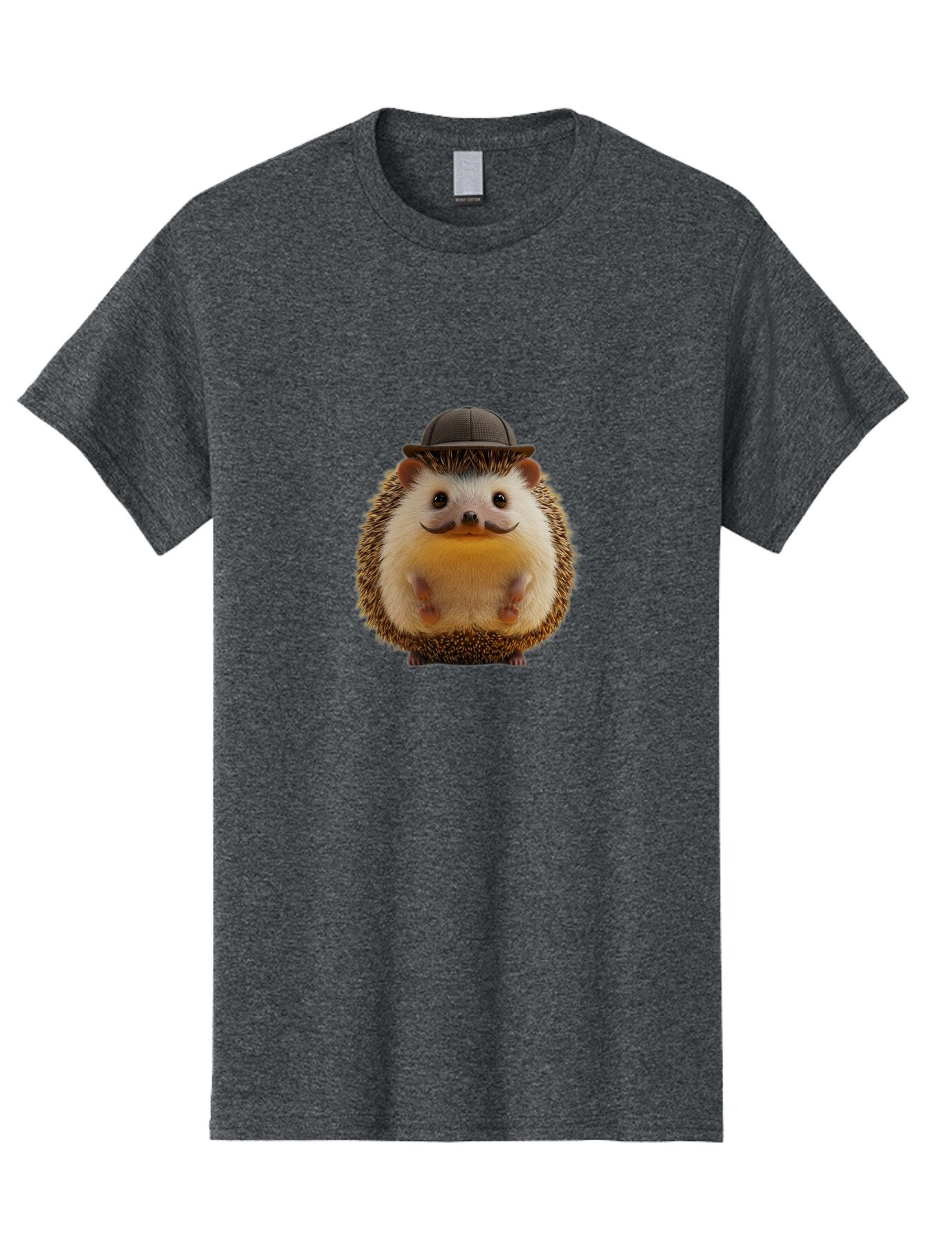 Hedgehog-With-Hat-And-Mustache Men'S Graphic Tee, 100% Cotton, Comfortable Casual Summer Wear, Machine Washable, Vintage Camera, Old Camera, Antique Camera, Black Camera, Classic Photography, Photography Equipment, Nostalgic Device, Baq955 12