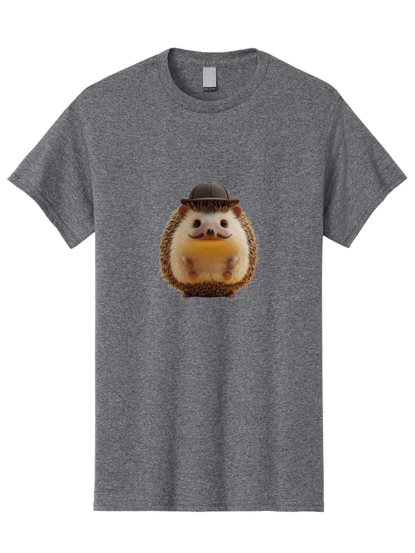 Hedgehog-With-Hat-And-Mustache Men'S Graphic Tee, 100% Cotton, Comfortable Casual Summer Wear, Machine Washable, Vintage Camera, Old Camera, Antique Camera, Black Camera, Classic Photography, Photography Equipment, Nostalgic Device, Baq955 4