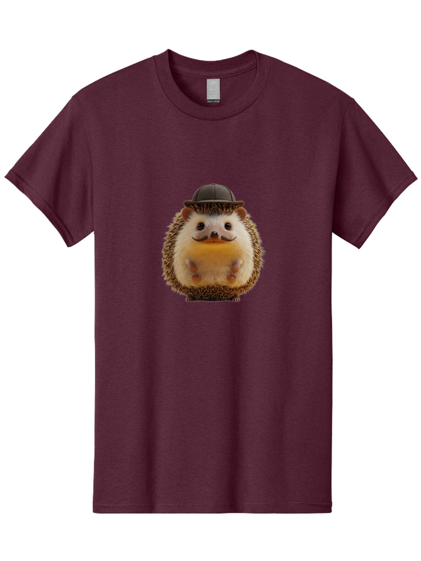 Hedgehog-With-Hat-And-Mustache Men'S Graphic Tee, 100% Cotton, Comfortable Casual Summer Wear, Machine Washable, Vintage Camera, Old Camera, Antique Camera, Black Camera, Classic Photography, Photography Equipment, Nostalgic Device, Baq955 11