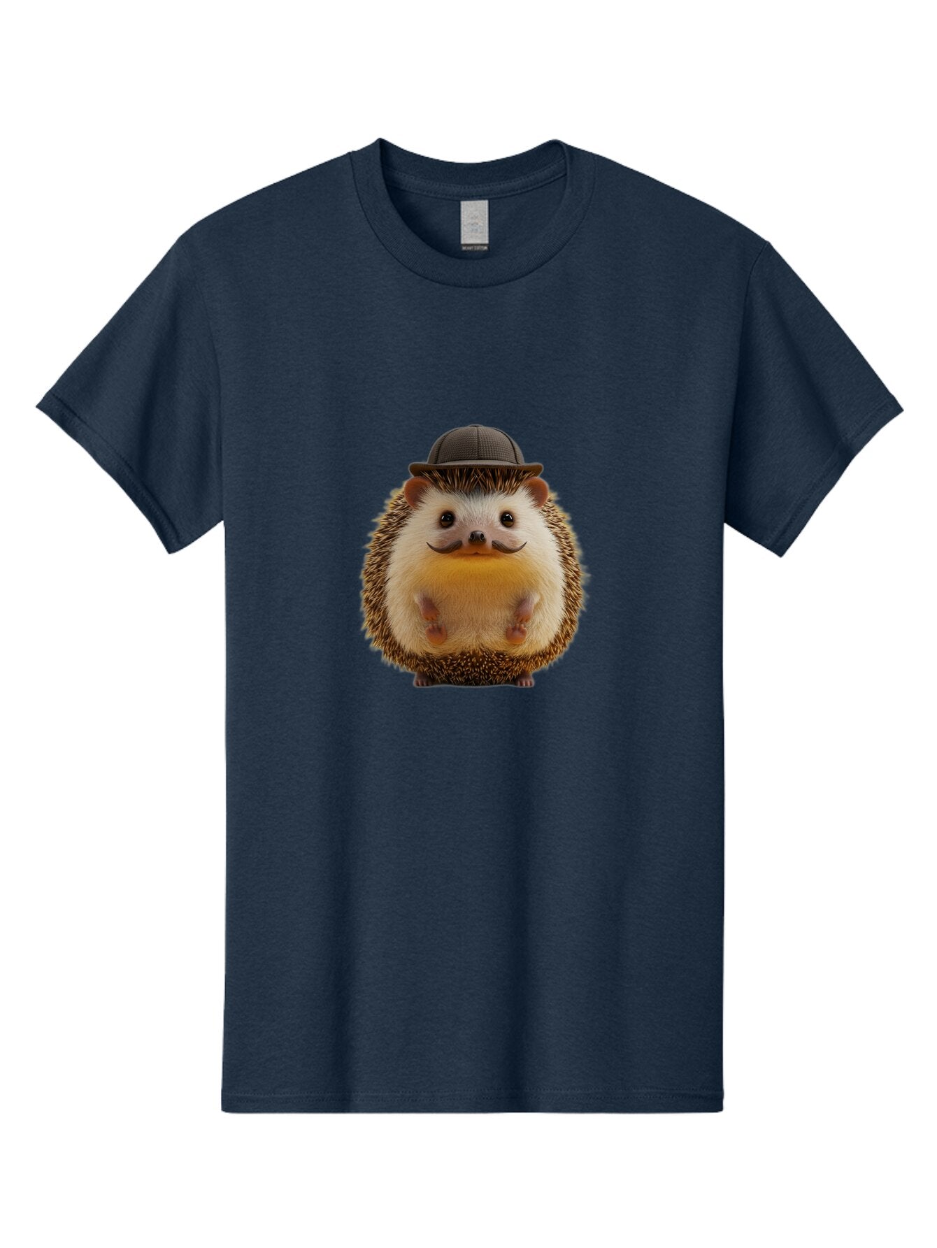 Hedgehog-With-Hat-And-Mustache Men'S Graphic Tee, 100% Cotton, Comfortable Casual Summer Wear, Machine Washable, Vintage Camera, Old Camera, Antique Camera, Black Camera, Classic Photography, Photography Equipment, Nostalgic Device, Baq955 14