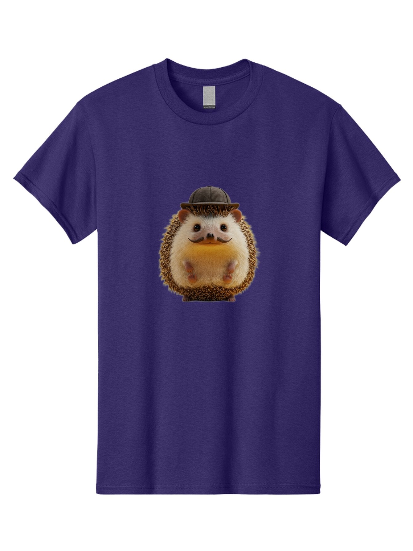 Hedgehog-With-Hat-And-Mustache Men'S Graphic Tee, 100% Cotton, Comfortable Casual Summer Wear, Machine Washable, Vintage Camera, Old Camera, Antique Camera, Black Camera, Classic Photography, Photography Equipment, Nostalgic Device, Baq955 7