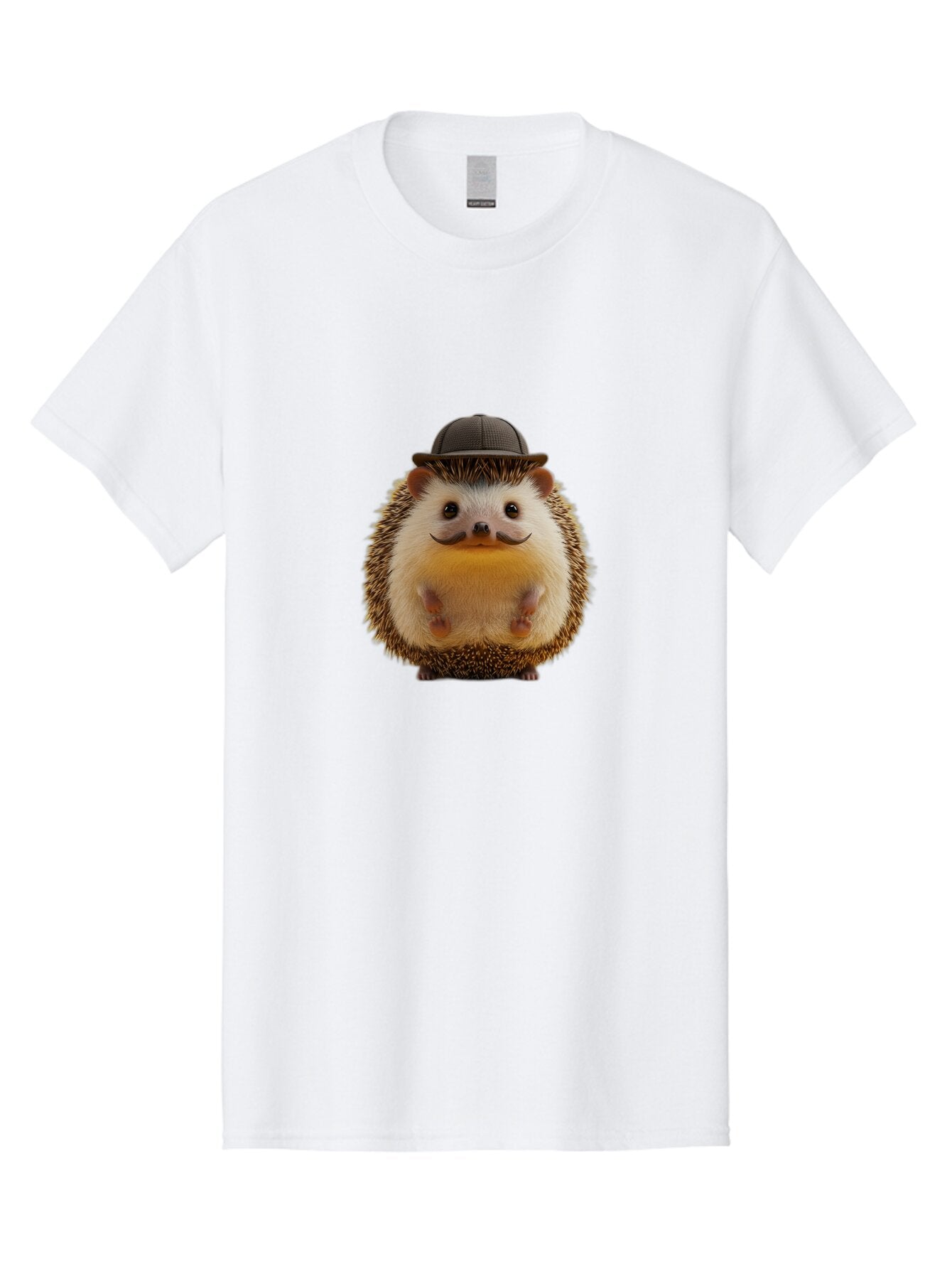 Hedgehog-With-Hat-And-Mustache Men'S Graphic Tee, 100% Cotton, Comfortable Casual Summer Wear, Machine Washable, Vintage Camera, Old Camera, Antique Camera, Black Camera, Classic Photography, Photography Equipment, Nostalgic Device, Baq955 5