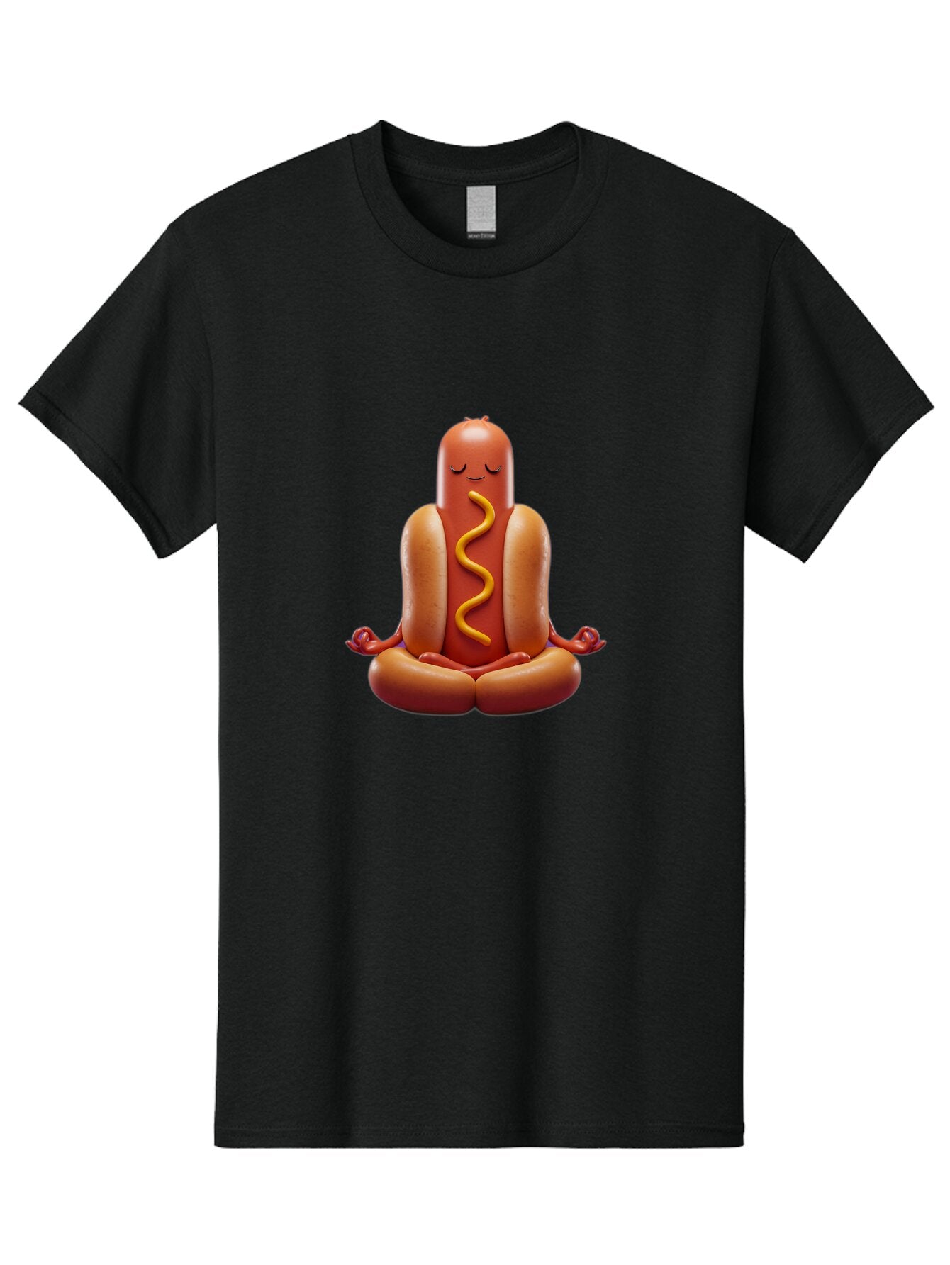 Hot-Dog-In-Lotus-Position Men'S Graphic Tee, 100% Cotton, Comfortable Casual Summer Wear, Machine Washable, Vintage Camera, Old Camera, Antique Camera, Black Camera, Classic Photography, Photography Equipment, Nostalgic Device, Film Camera, Baq961 15