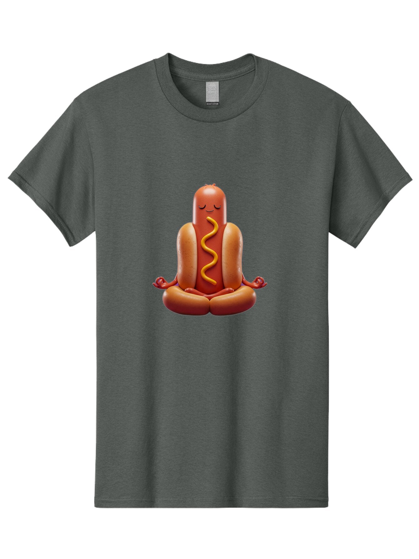 Hot-Dog-In-Lotus-Position Men'S Graphic Tee, 100% Cotton, Comfortable Casual Summer Wear, Machine Washable, Vintage Camera, Old Camera, Antique Camera, Black Camera, Classic Photography, Photography Equipment, Nostalgic Device, Film Camera, Baq961 12