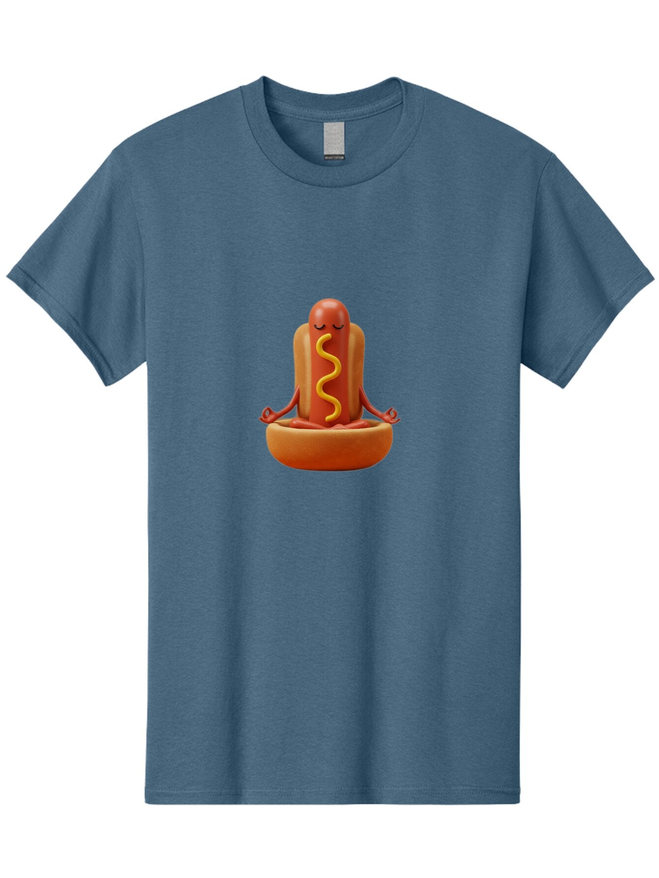 Hot-Dog-Meditating-1 Men'S Graphic Tee, 100% Cotton, Comfortable Casual Summer Wear, Machine Washable, Vintage Camera, Old Camera, Antique Camera, Black Camera, Classic Photography, Photography Equipment, Nostalgic Device, Film Camera, Baq963 3