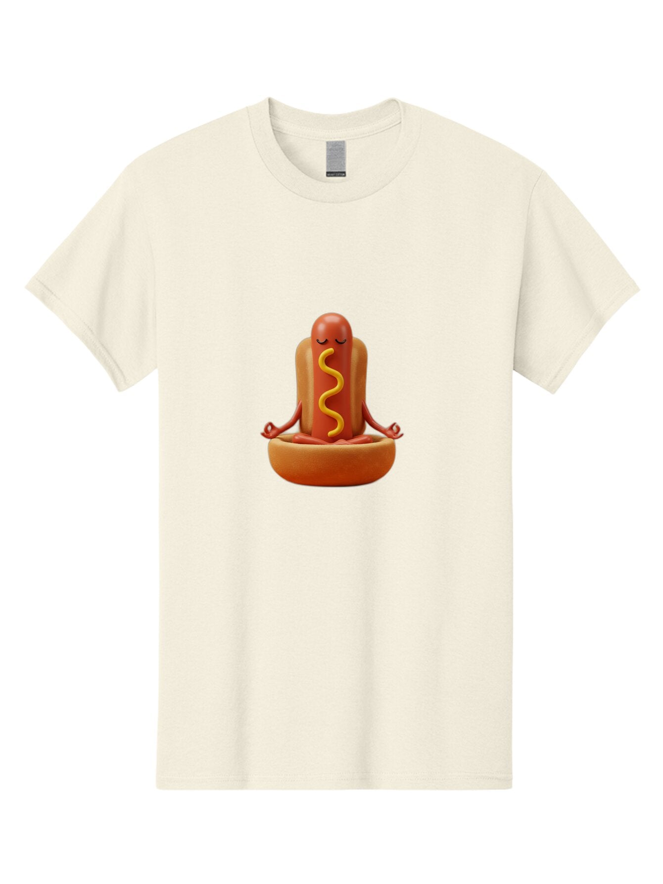 Hot-Dog-Meditating-1 Men'S Graphic Tee, 100% Cotton, Comfortable Casual Summer Wear, Machine Washable, Vintage Camera, Old Camera, Antique Camera, Black Camera, Classic Photography, Photography Equipment, Nostalgic Device, Film Camera, Baq963 10