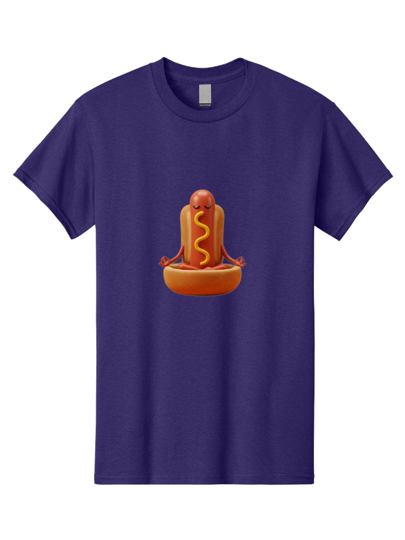 Hot-Dog-Meditating-1 Men'S Graphic Tee, 100% Cotton, Comfortable Casual Summer Wear, Machine Washable, Vintage Camera, Old Camera, Antique Camera, Black Camera, Classic Photography, Photography Equipment, Nostalgic Device, Film Camera, Baq963 15
