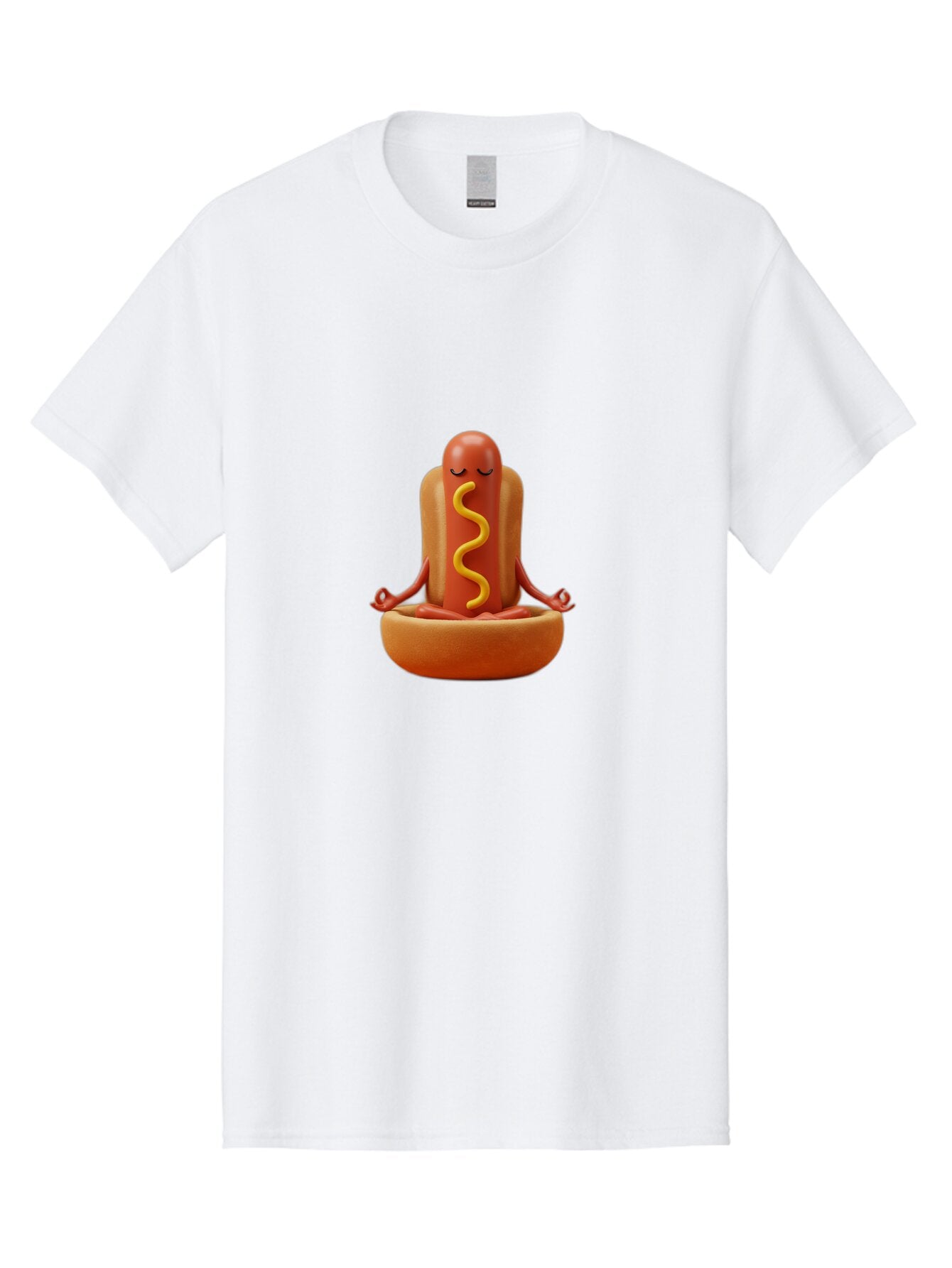 Hot-Dog-Meditating-1 Men'S Graphic Tee, 100% Cotton, Comfortable Casual Summer Wear, Machine Washable, Vintage Camera, Old Camera, Antique Camera, Black Camera, Classic Photography, Photography Equipment, Nostalgic Device, Film Camera, Baq963 5