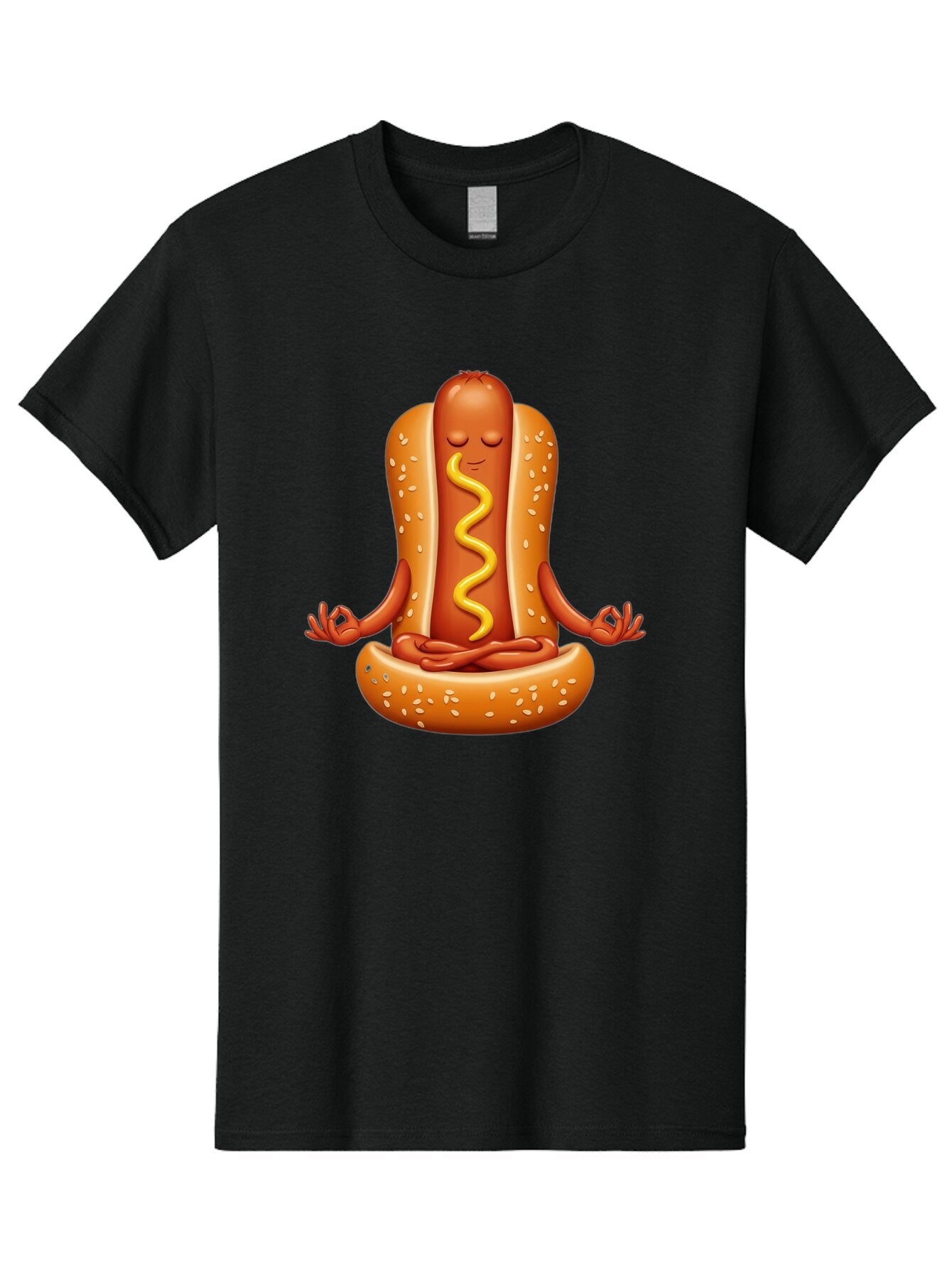 Hot-Dog-Meditating Men'S Graphic Tee, 100% Cotton, Comfortable Casual Summer Wear, Machine Washable, Vintage Camera, Old Camera, Antique Camera, Black Camera, Classic Photography, Photography Equipment, Nostalgic Device, Film Camera, Baq964 13