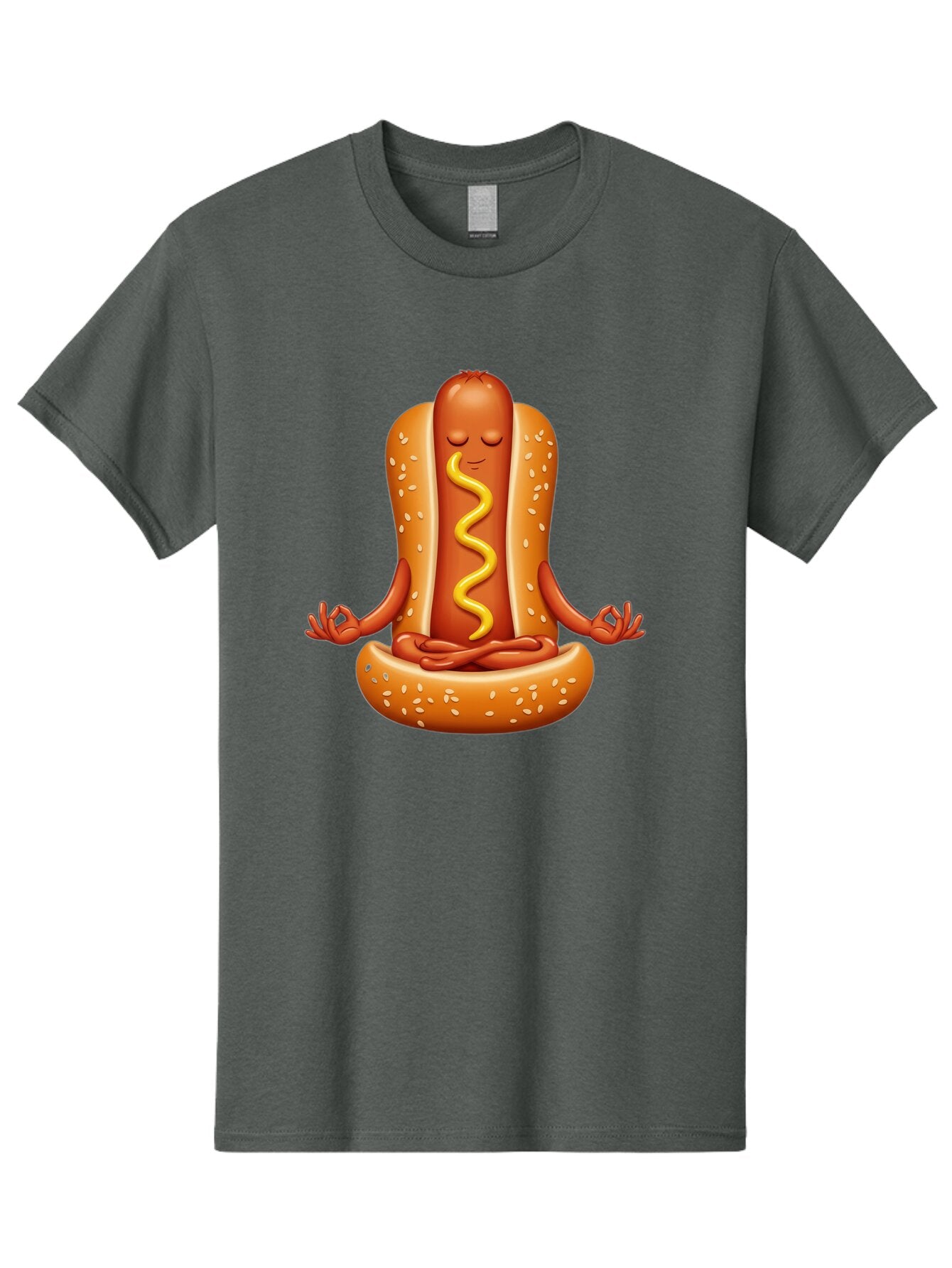 Hot-Dog-Meditating Men'S Graphic Tee, 100% Cotton, Comfortable Casual Summer Wear, Machine Washable, Vintage Camera, Old Camera, Antique Camera, Black Camera, Classic Photography, Photography Equipment, Nostalgic Device, Film Camera, Baq964 1