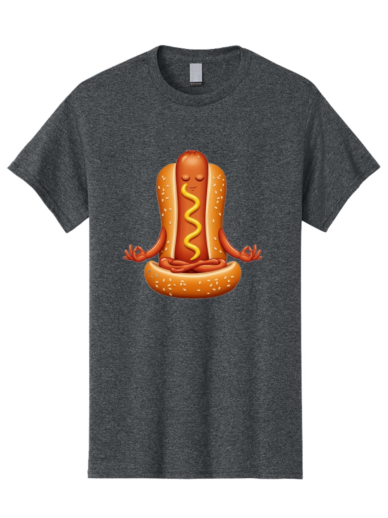 Hot-Dog-Meditating Men'S Graphic Tee, 100% Cotton, Comfortable Casual Summer Wear, Machine Washable, Vintage Camera, Old Camera, Antique Camera, Black Camera, Classic Photography, Photography Equipment, Nostalgic Device, Film Camera, Baq964 7