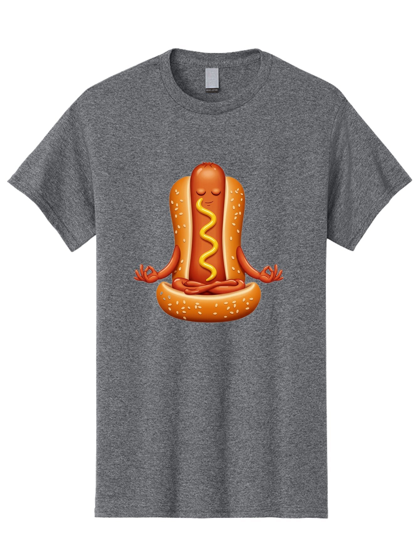 Hot-Dog-Meditating Men'S Graphic Tee, 100% Cotton, Comfortable Casual Summer Wear, Machine Washable, Vintage Camera, Old Camera, Antique Camera, Black Camera, Classic Photography, Photography Equipment, Nostalgic Device, Film Camera, Baq964 4