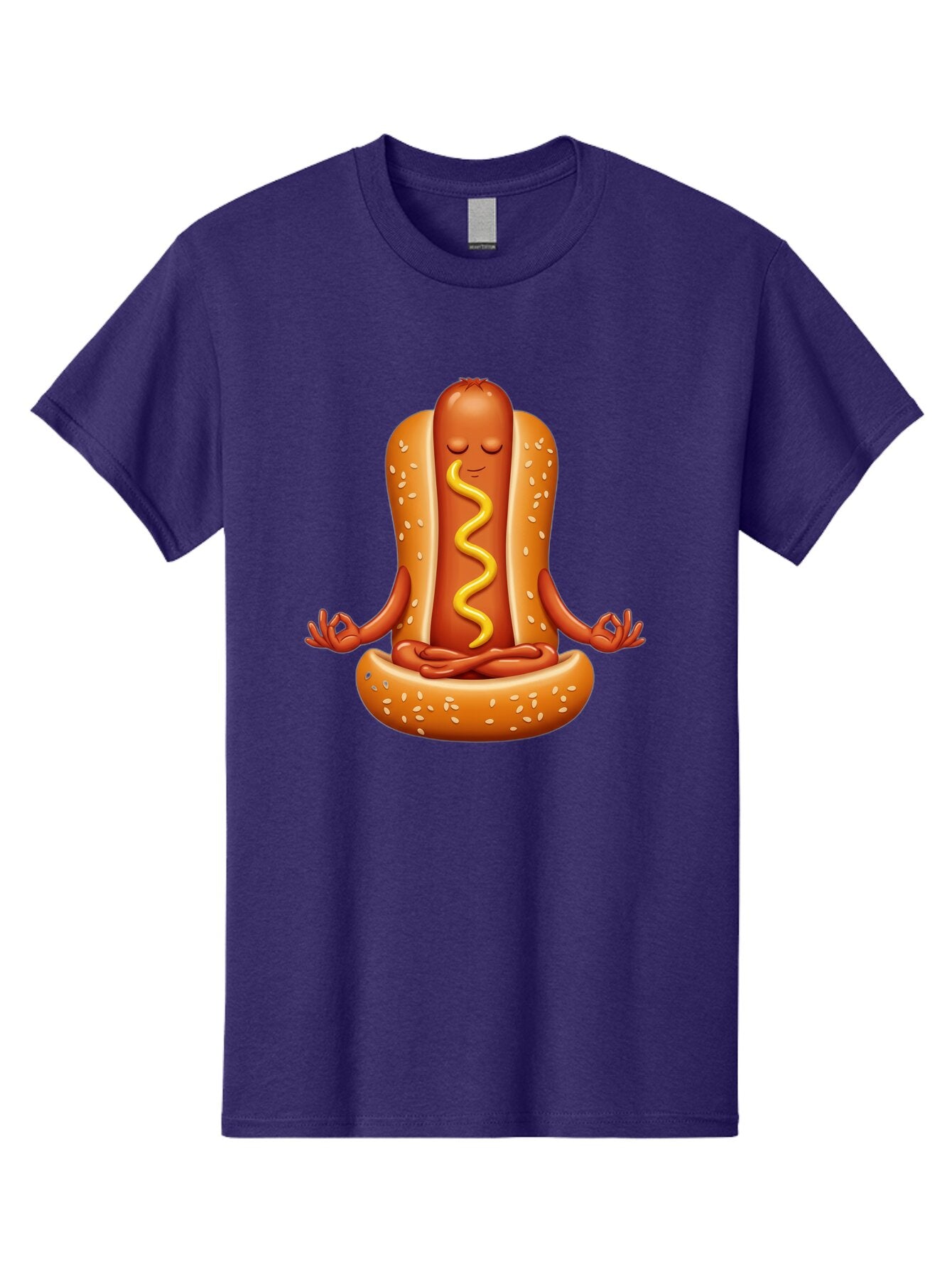 Hot-Dog-Meditating Men'S Graphic Tee, 100% Cotton, Comfortable Casual Summer Wear, Machine Washable, Vintage Camera, Old Camera, Antique Camera, Black Camera, Classic Photography, Photography Equipment, Nostalgic Device, Film Camera, Baq964 9
