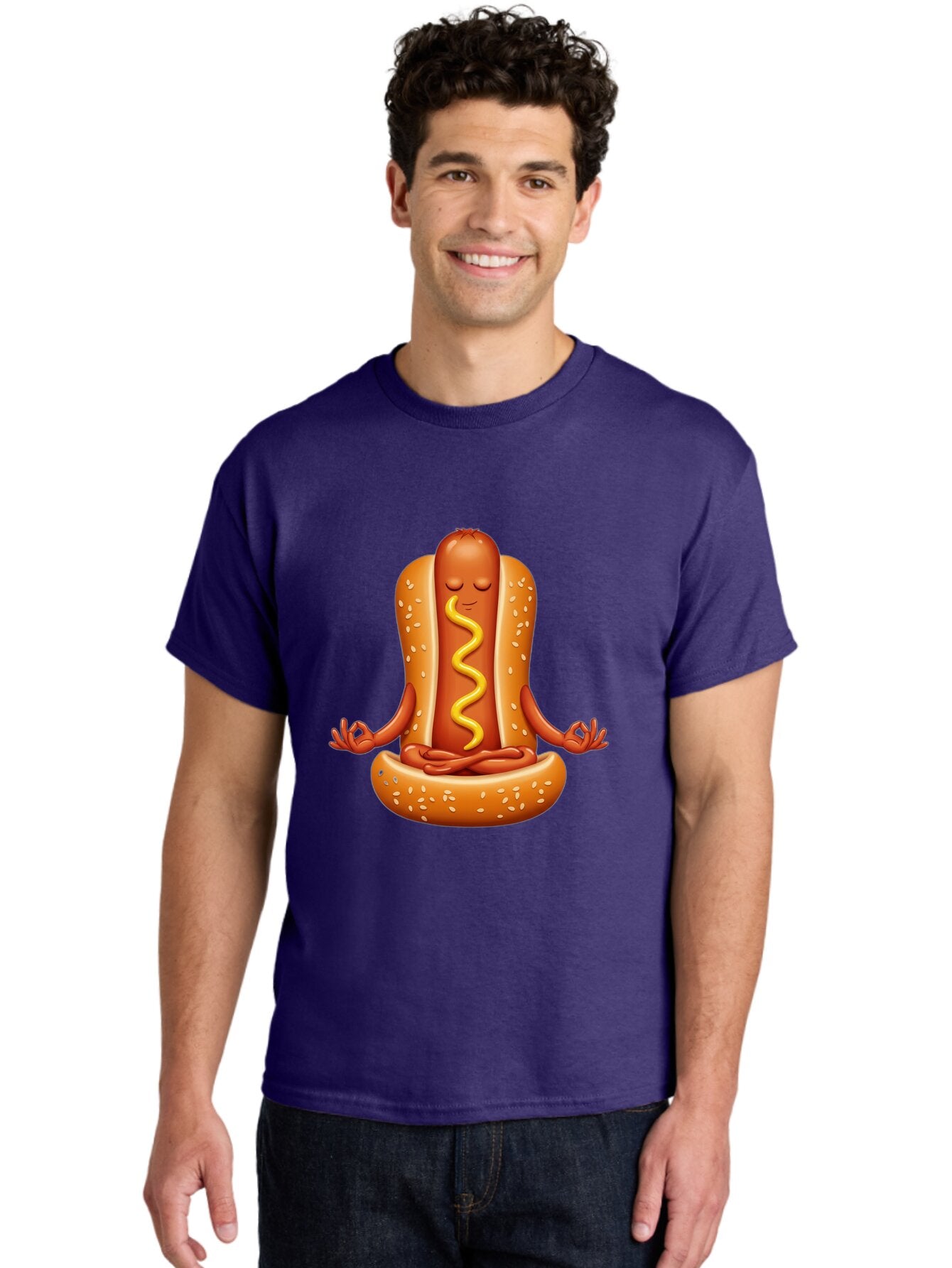 Hot-Dog-Meditating Men'S Graphic Tee, 100% Cotton, Comfortable Casual Summer Wear, Machine Washable, Vintage Camera, Old Camera, Antique Camera, Black Camera, Classic Photography, Photography Equipment, Nostalgic Device, Film Camera, Baq964 26