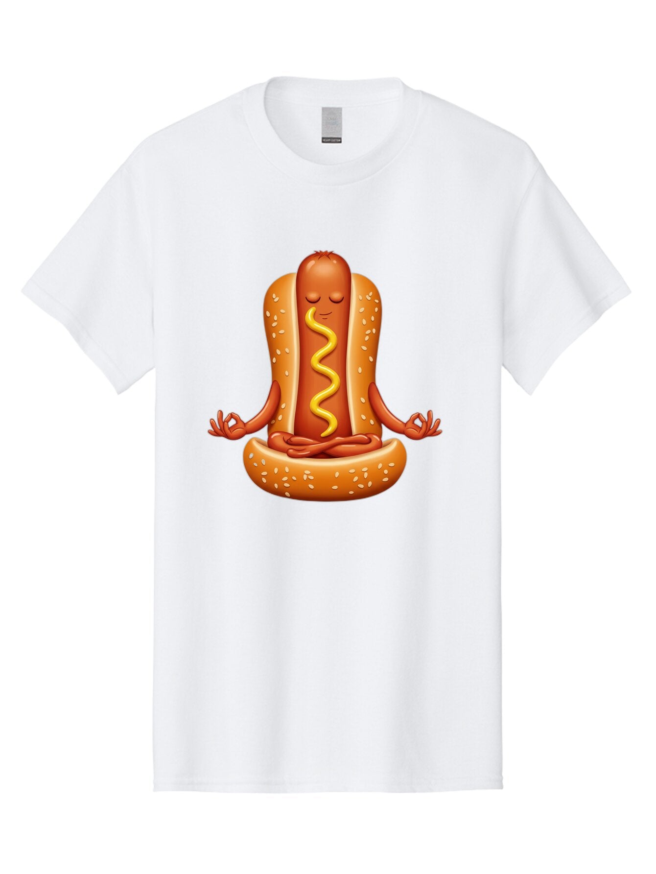 Hot-Dog-Meditating Men'S Graphic Tee, 100% Cotton, Comfortable Casual Summer Wear, Machine Washable, Vintage Camera, Old Camera, Antique Camera, Black Camera, Classic Photography, Photography Equipment, Nostalgic Device, Film Camera, Baq964 2