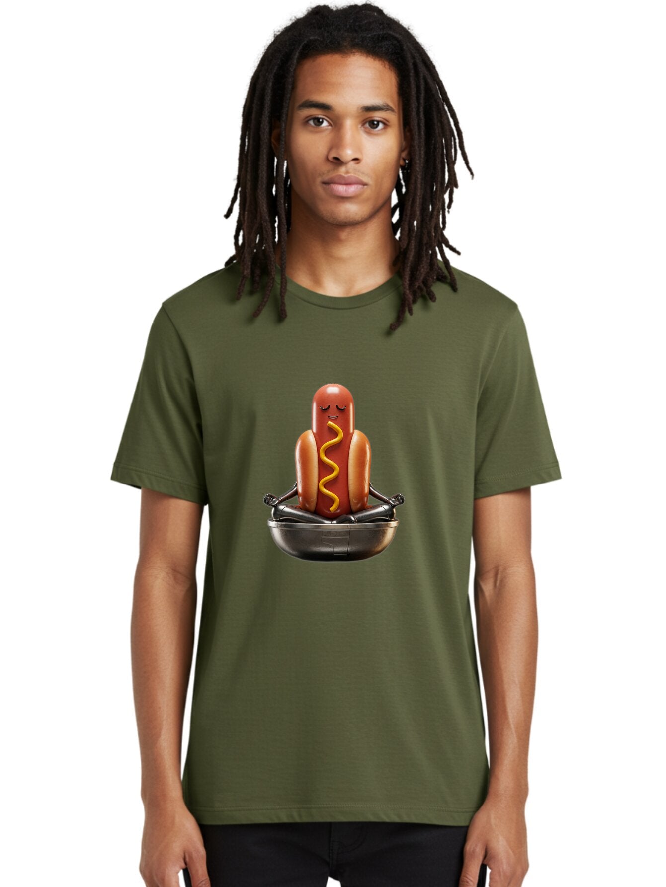 Hot-Dog-Yoga-1 Men'S Graphic Tee, 100% Cotton, Comfortable Casual Summer Wear, Machine Washable, Vintage Camera, Old Camera, Antique Camera, Black Camera, Classic Photography, Photography Equipment, Nostalgic Device, Film Camera, Camera Art Baq966 19