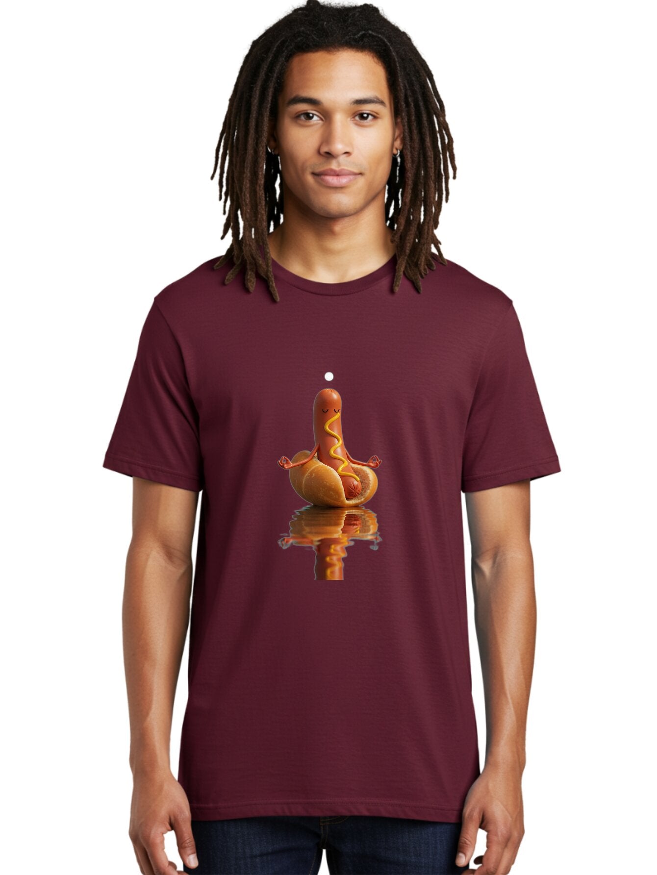 Hot-Dog-Yoga-2 Men'S Graphic Tee, 100% Cotton, Comfortable Casual Summer Wear, Machine Washable, Vintage Camera, Old Camera, Antique Camera, Black Camera, Classic Photography, Photography Equipment, Nostalgic Device, Film Camera, Camera Art Baq967 24