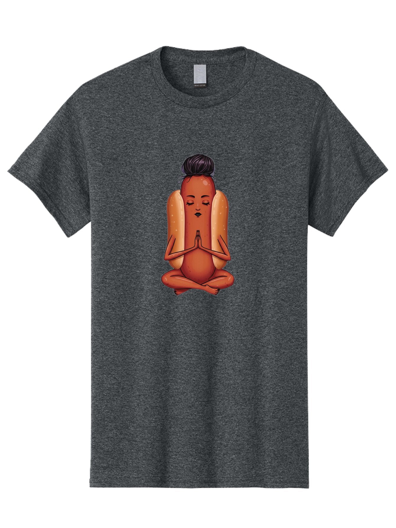Hot-Dog-Yoga-4 Men'S Graphic Tee, 100% Cotton, Comfortable Casual Summer Wear, Machine Washable, Vintage Camera, Old Camera, Antique Camera, Black Camera, Classic Photography, Photography Equipment, Nostalgic Device, Film Camera, Camera Art Baq969 13