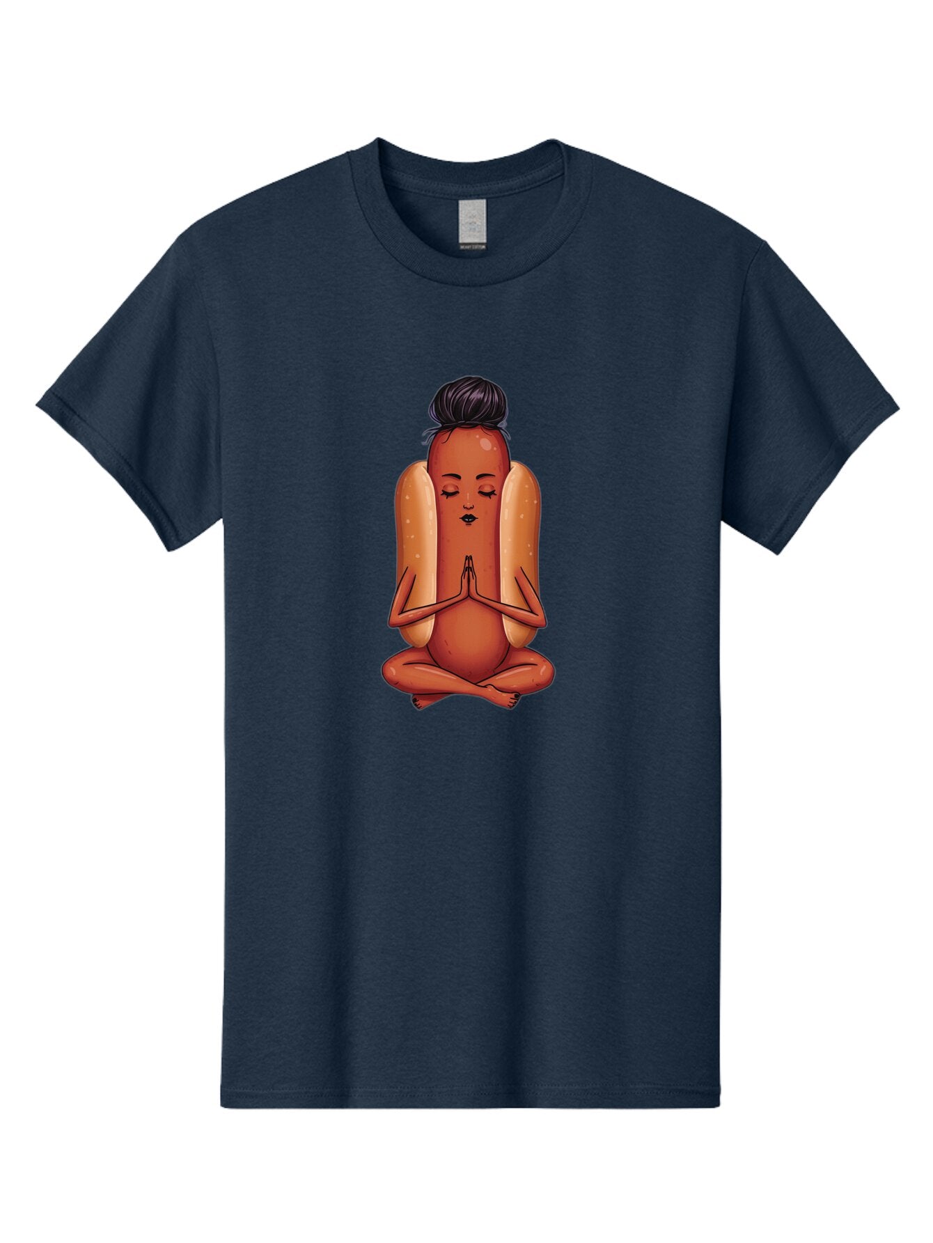 Hot-Dog-Yoga-4 Men'S Graphic Tee, 100% Cotton, Comfortable Casual Summer Wear, Machine Washable, Vintage Camera, Old Camera, Antique Camera, Black Camera, Classic Photography, Photography Equipment, Nostalgic Device, Film Camera, Camera Art Baq969 6