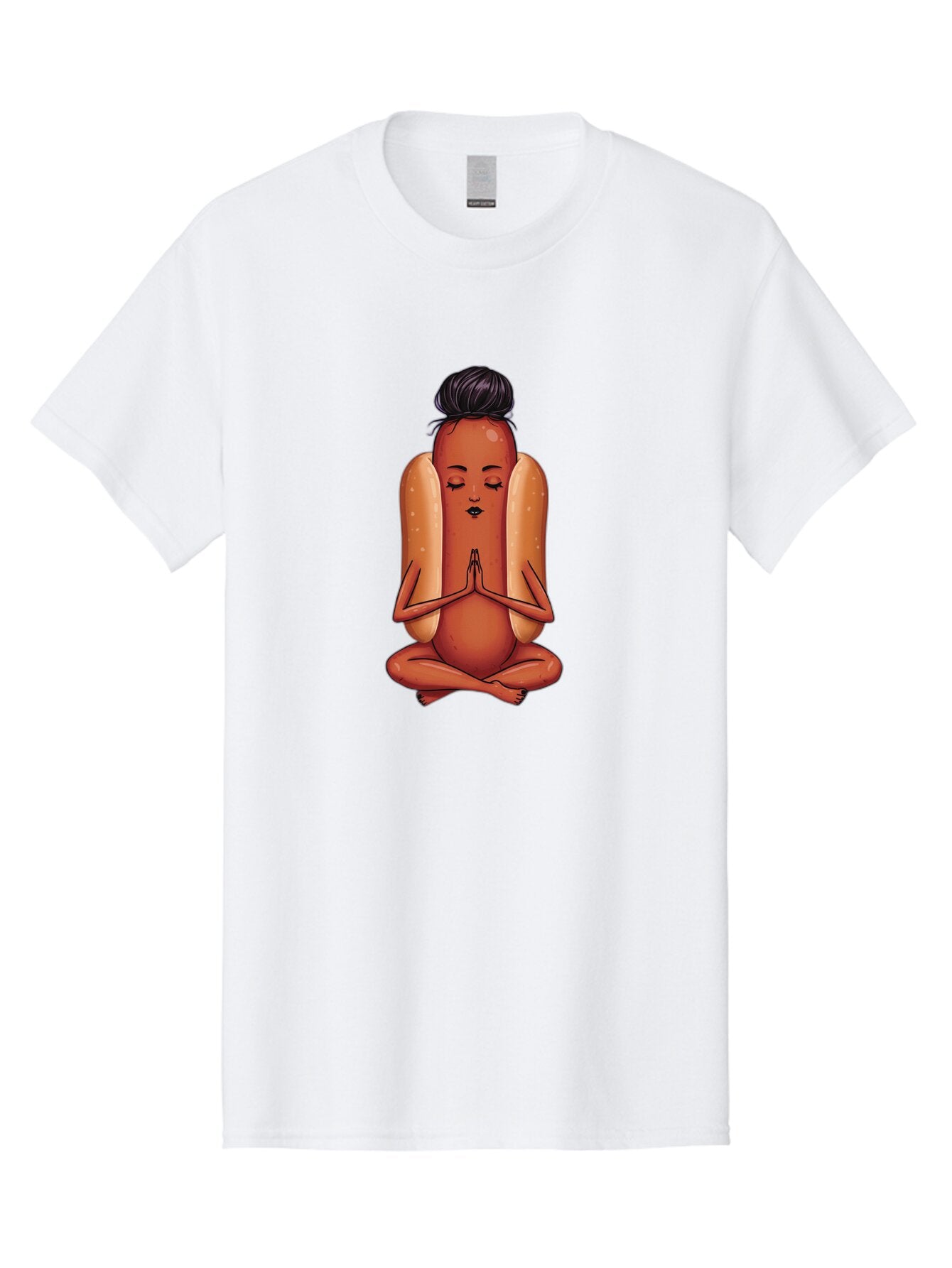 Hot-Dog-Yoga-4 Men'S Graphic Tee, 100% Cotton, Comfortable Casual Summer Wear, Machine Washable, Vintage Camera, Old Camera, Antique Camera, Black Camera, Classic Photography, Photography Equipment, Nostalgic Device, Film Camera, Camera Art Baq969 3