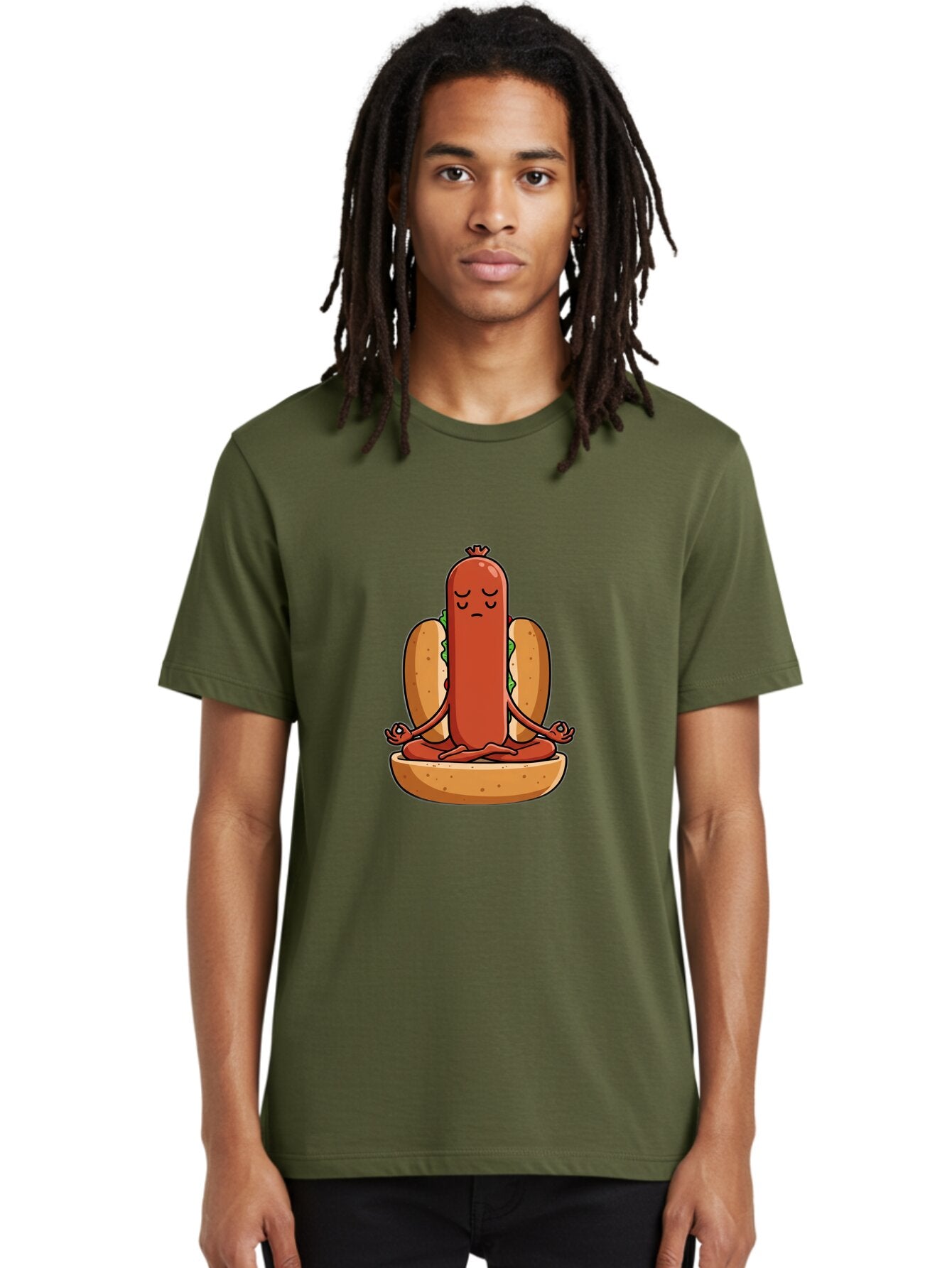 Hot-Dog-Yoga-5 Men'S Graphic Tee, 100% Cotton, Comfortable Casual Summer Wear, Machine Washable, Vintage Camera, Old Camera, Antique Camera, Black Camera, Classic Photography, Photography Equipment, Nostalgic Device, Film Camera, Camera Art Baq970 20