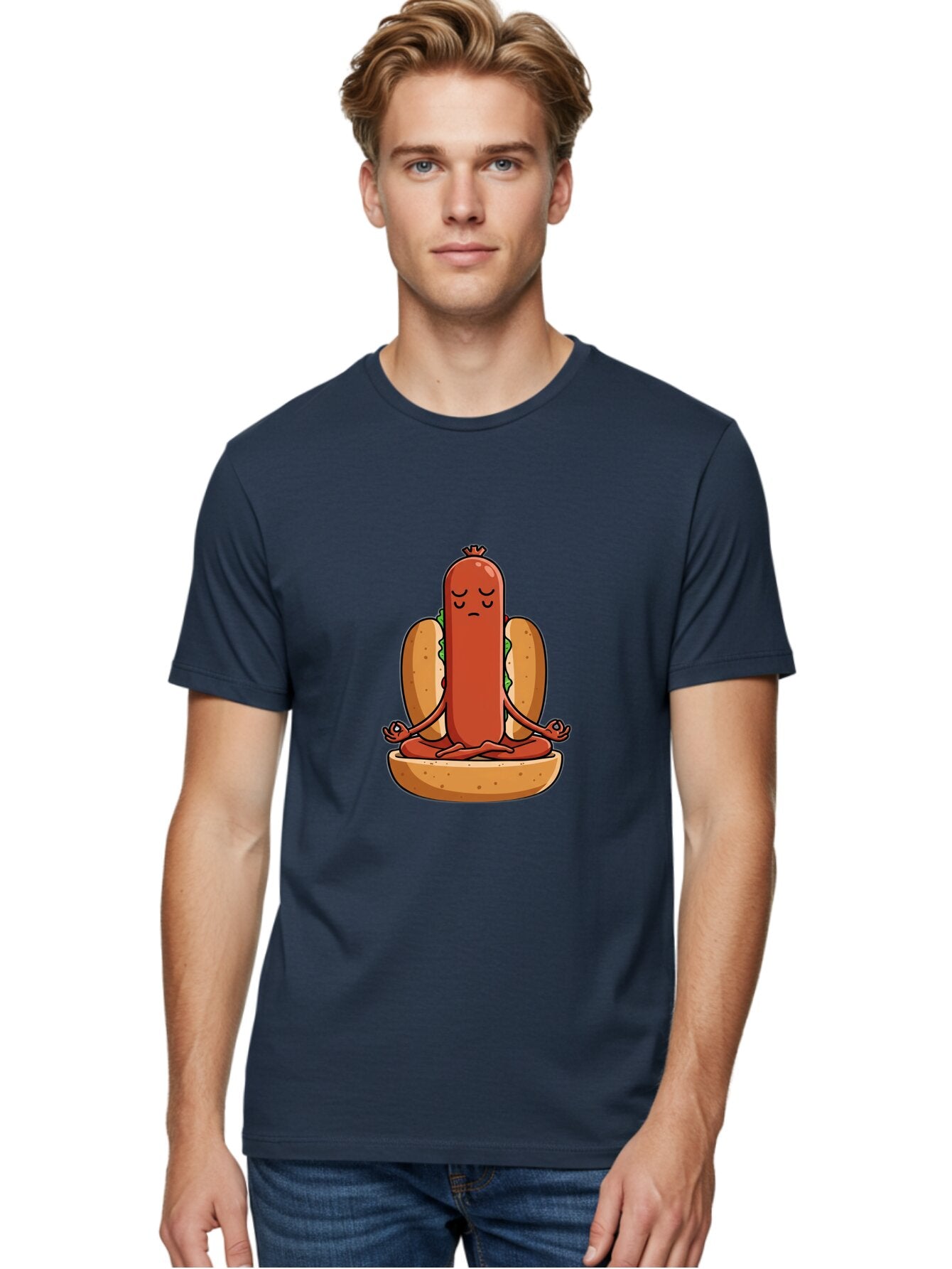 Hot-Dog-Yoga-5 Men'S Graphic Tee, 100% Cotton, Comfortable Casual Summer Wear, Machine Washable, Vintage Camera, Old Camera, Antique Camera, Black Camera, Classic Photography, Photography Equipment, Nostalgic Device, Film Camera, Camera Art Baq970 26