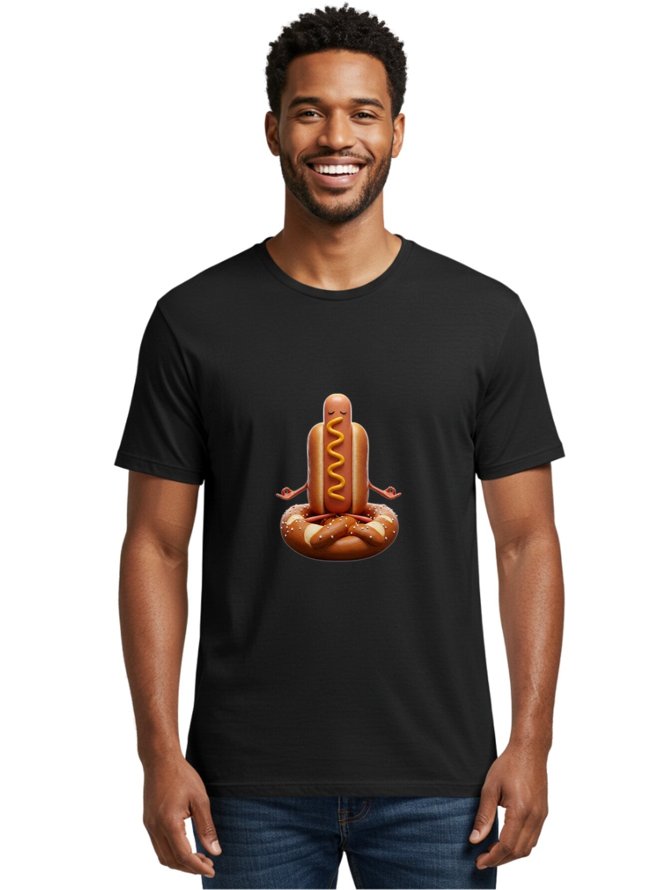 Hotdog-Meditating-On-Pretzel Men'S Graphic Tee, 100% Cotton, Comfortable Casual Summer Wear, Machine Washable, Vintage Camera, Old Camera, Antique Camera, Black Camera, Classic Photography, Photography Equipment, Nostalgic Device, Film Camera, Baq972 27