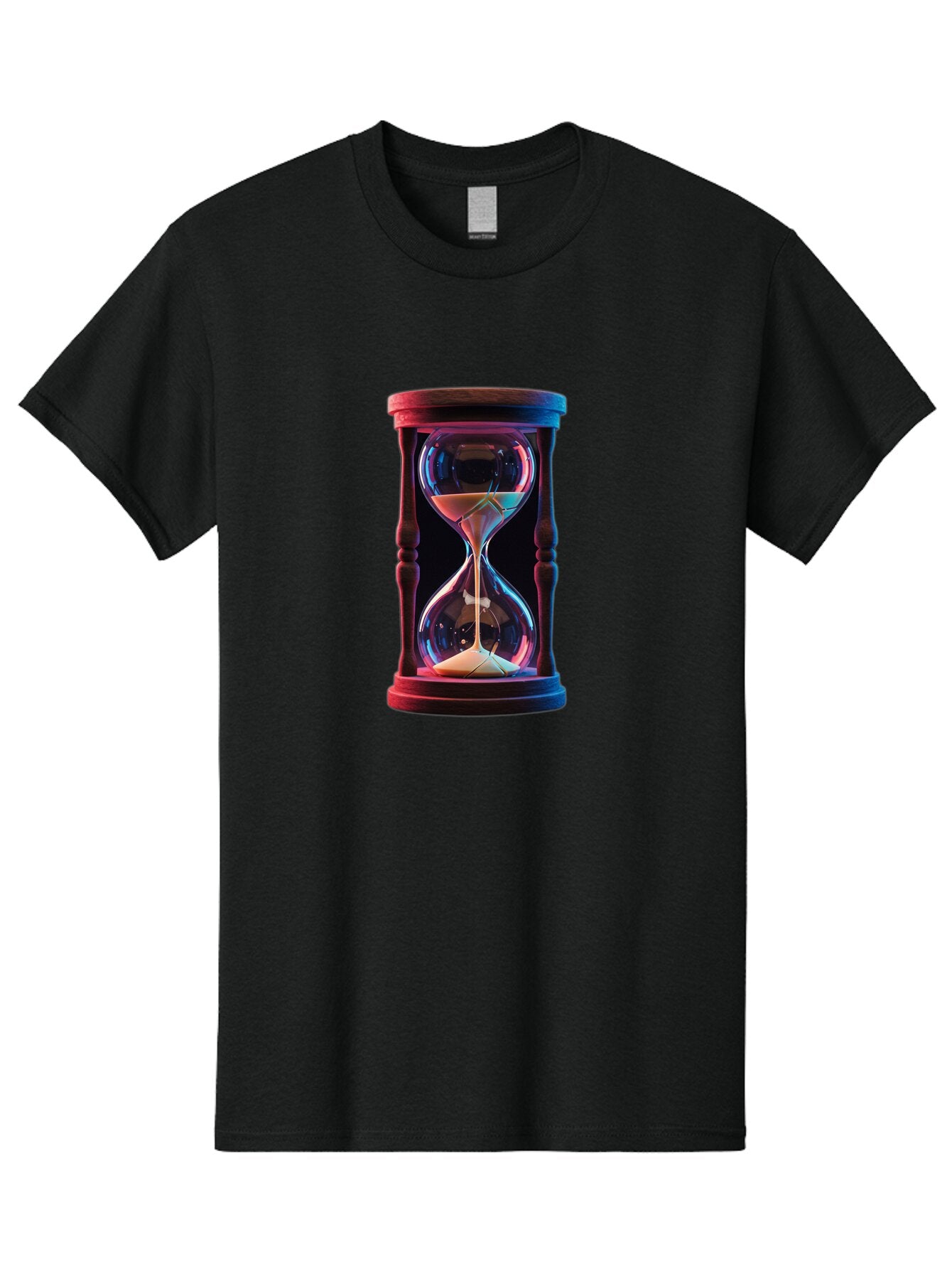 Hourglass-1 Men'S Graphic Tee, 100% Cotton, Comfortable Casual Summer Wear, Machine Washable, Vintage Camera, Old Camera, Antique Camera, Black Camera, Classic Photography, Photography Equipment, Nostalgic Device, Film Camera, Camera Art Baq973 15