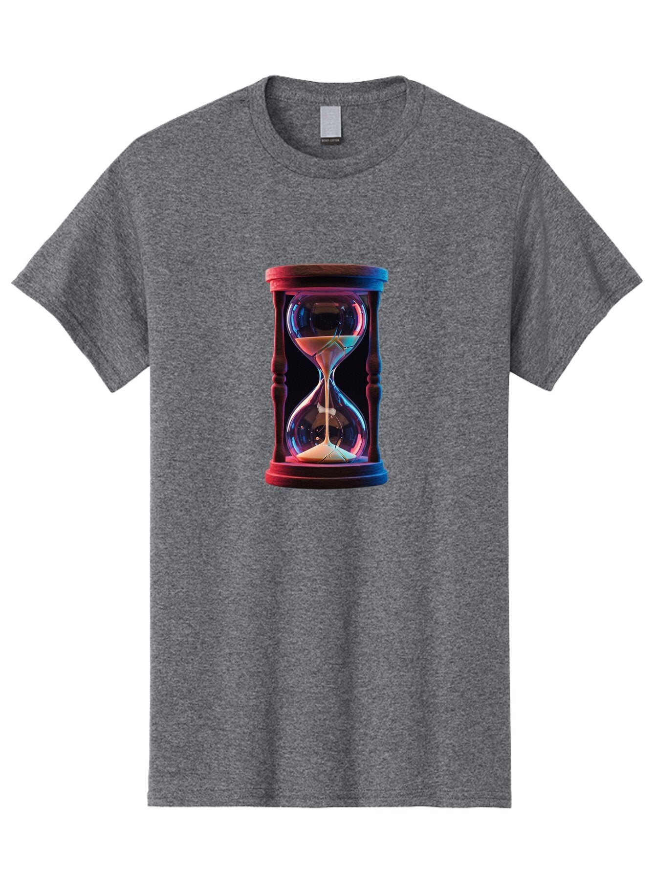 Hourglass-1 Men'S Graphic Tee, 100% Cotton, Comfortable Casual Summer Wear, Machine Washable, Vintage Camera, Old Camera, Antique Camera, Black Camera, Classic Photography, Photography Equipment, Nostalgic Device, Film Camera, Camera Art Baq973 3
