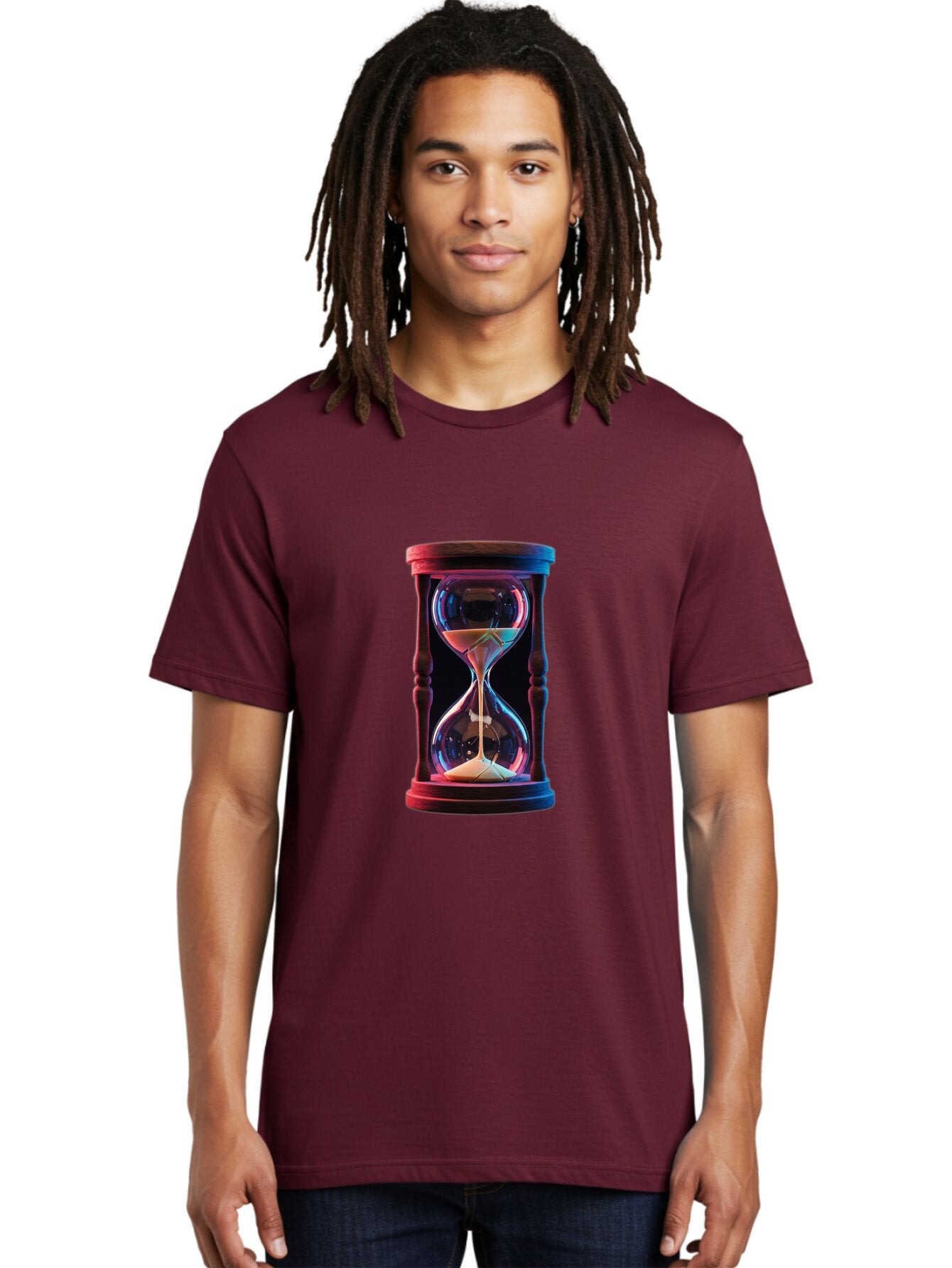 Hourglass-1 Men'S Graphic Tee, 100% Cotton, Comfortable Casual Summer Wear, Machine Washable, Vintage Camera, Old Camera, Antique Camera, Black Camera, Classic Photography, Photography Equipment, Nostalgic Device, Film Camera, Camera Art Baq973 26