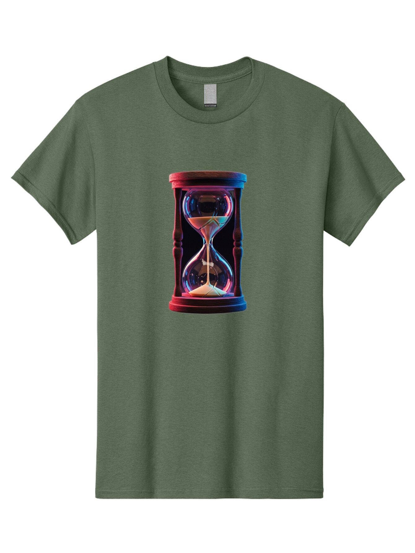 Hourglass-1 Men'S Graphic Tee, 100% Cotton, Comfortable Casual Summer Wear, Machine Washable, Vintage Camera, Old Camera, Antique Camera, Black Camera, Classic Photography, Photography Equipment, Nostalgic Device, Film Camera, Camera Art Baq973 10