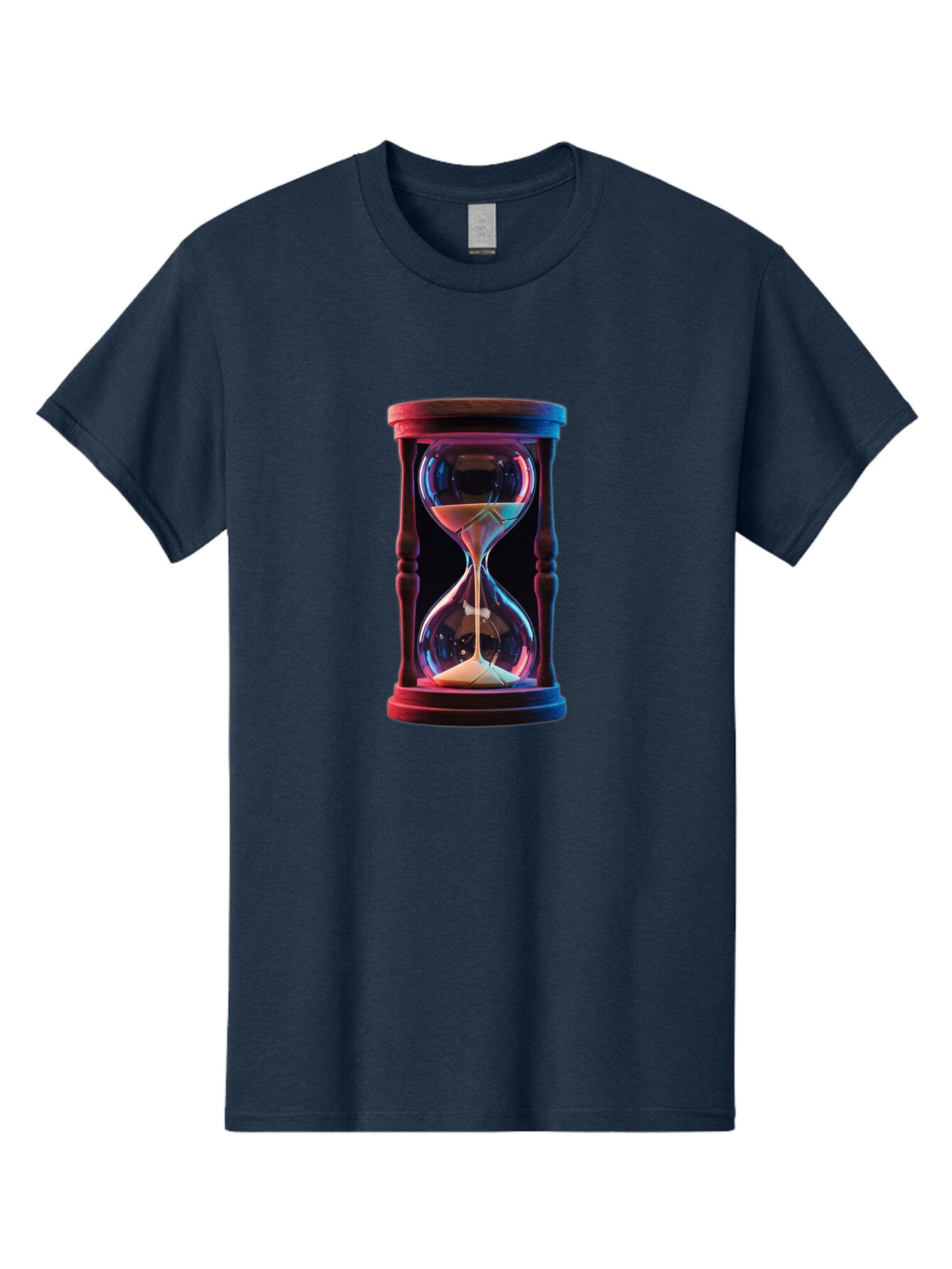 Hourglass-1 Men'S Graphic Tee, 100% Cotton, Comfortable Casual Summer Wear, Machine Washable, Vintage Camera, Old Camera, Antique Camera, Black Camera, Classic Photography, Photography Equipment, Nostalgic Device, Film Camera, Camera Art Baq973 2