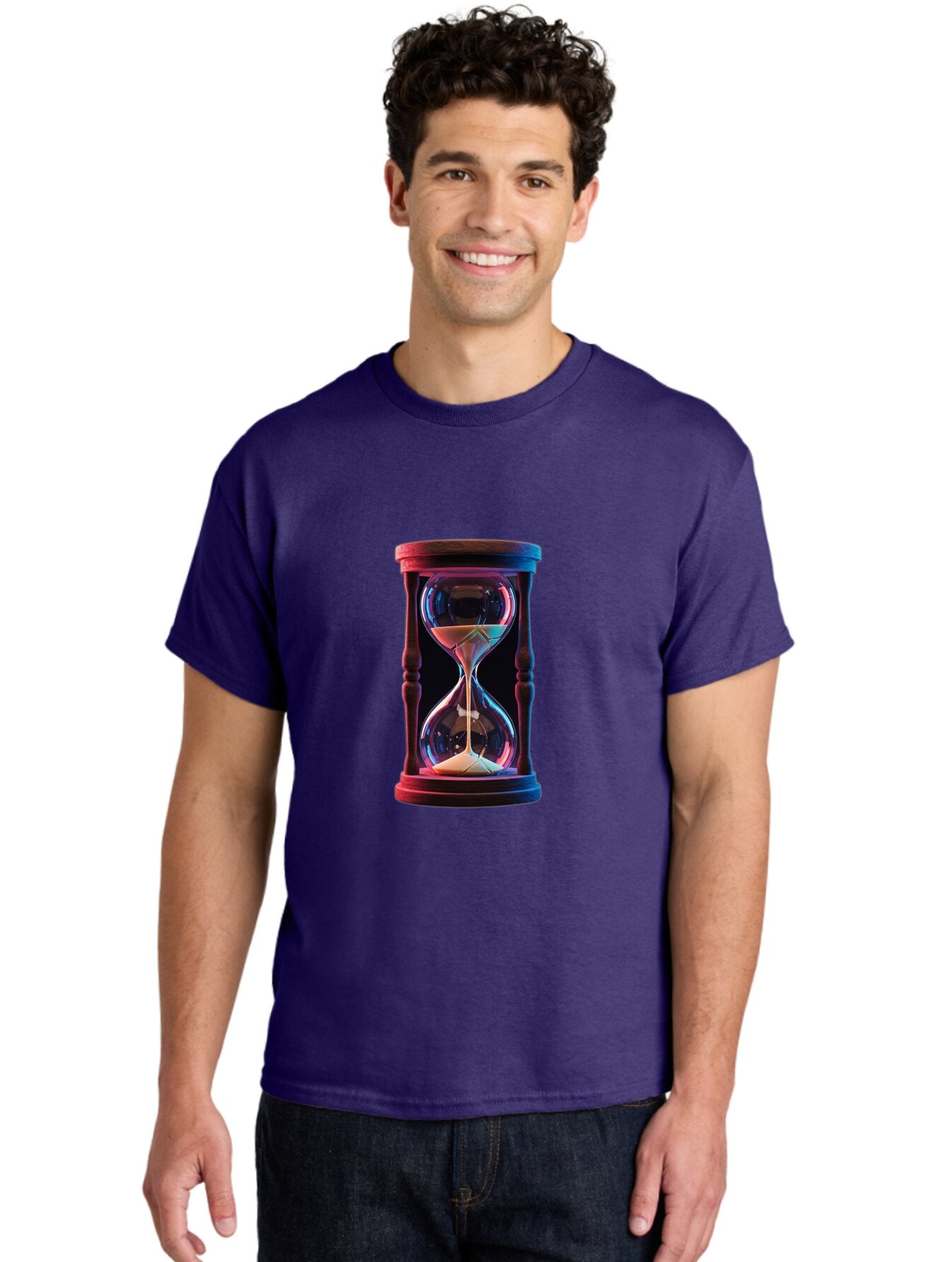 Hourglass-1 Men'S Graphic Tee, 100% Cotton, Comfortable Casual Summer Wear, Machine Washable, Vintage Camera, Old Camera, Antique Camera, Black Camera, Classic Photography, Photography Equipment, Nostalgic Device, Film Camera, Camera Art Baq973 27