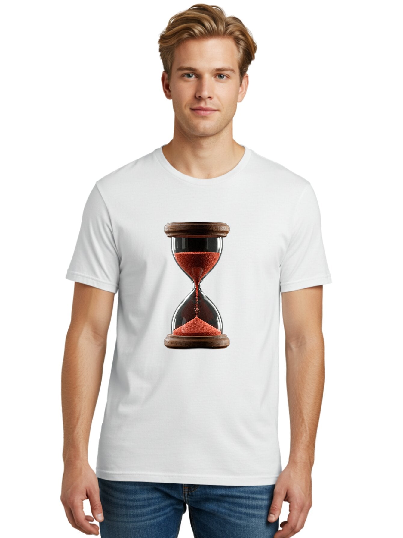 Hourglass-2 Men'S Graphic Tee, 100% Cotton, Comfortable Casual Summer Wear, Machine Washable, Vintage Camera, Old Camera, Antique Camera, Black Camera, Classic Photography, Photography Equipment, Nostalgic Device, Film Camera, Camera Art Baq974 21