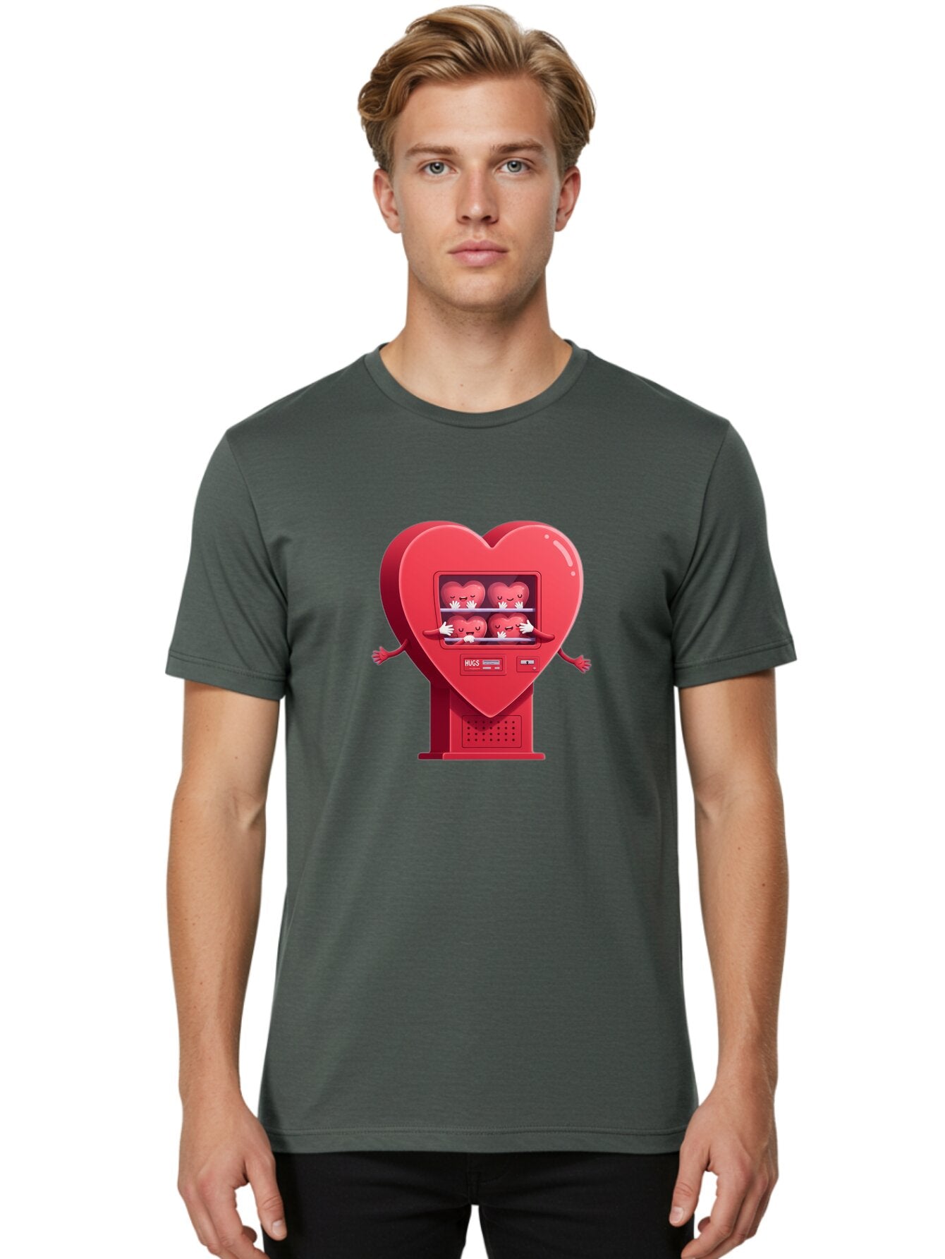 Hugs-Vending-Machine Men'S Graphic Tee, 100% Cotton, Comfortable Casual Summer Wear, Machine Washable, Vintage Camera, Old Camera, Antique Camera, Black Camera, Classic Photography, Photography Equipment, Nostalgic Device, Film Camera, Baq983 18