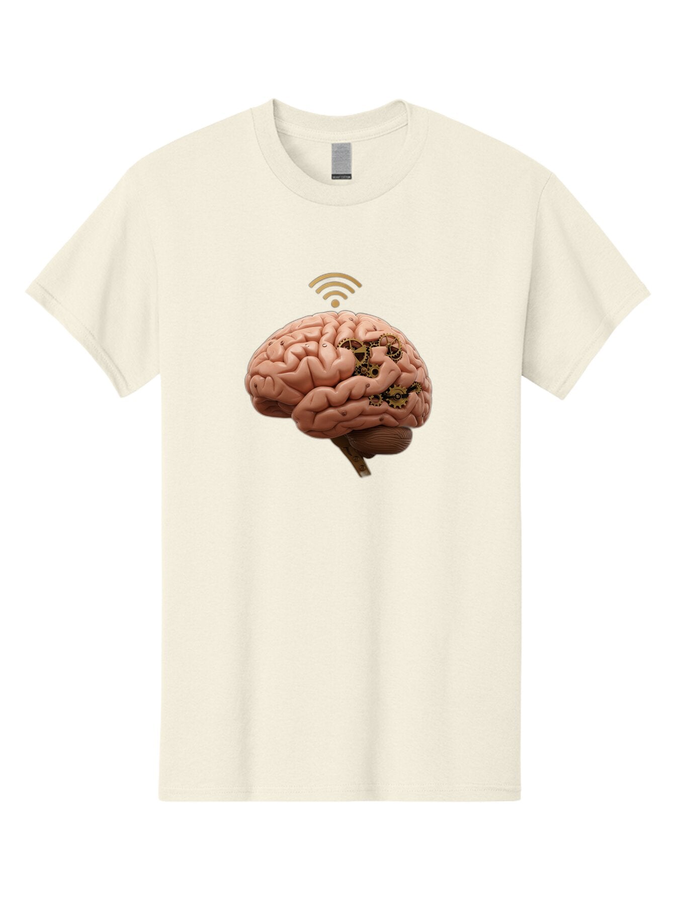 Human-Brain-With-Gears-And-Wi-Fi Men'S Graphic Tee, 100% Cotton, Comfortable Casual Summer Wear, Machine Washable, Vintage Camera, Old Camera, Antique Camera, Black Camera, Classic Photography, Photography Equipment, Nostalgic Device, Baq986 15