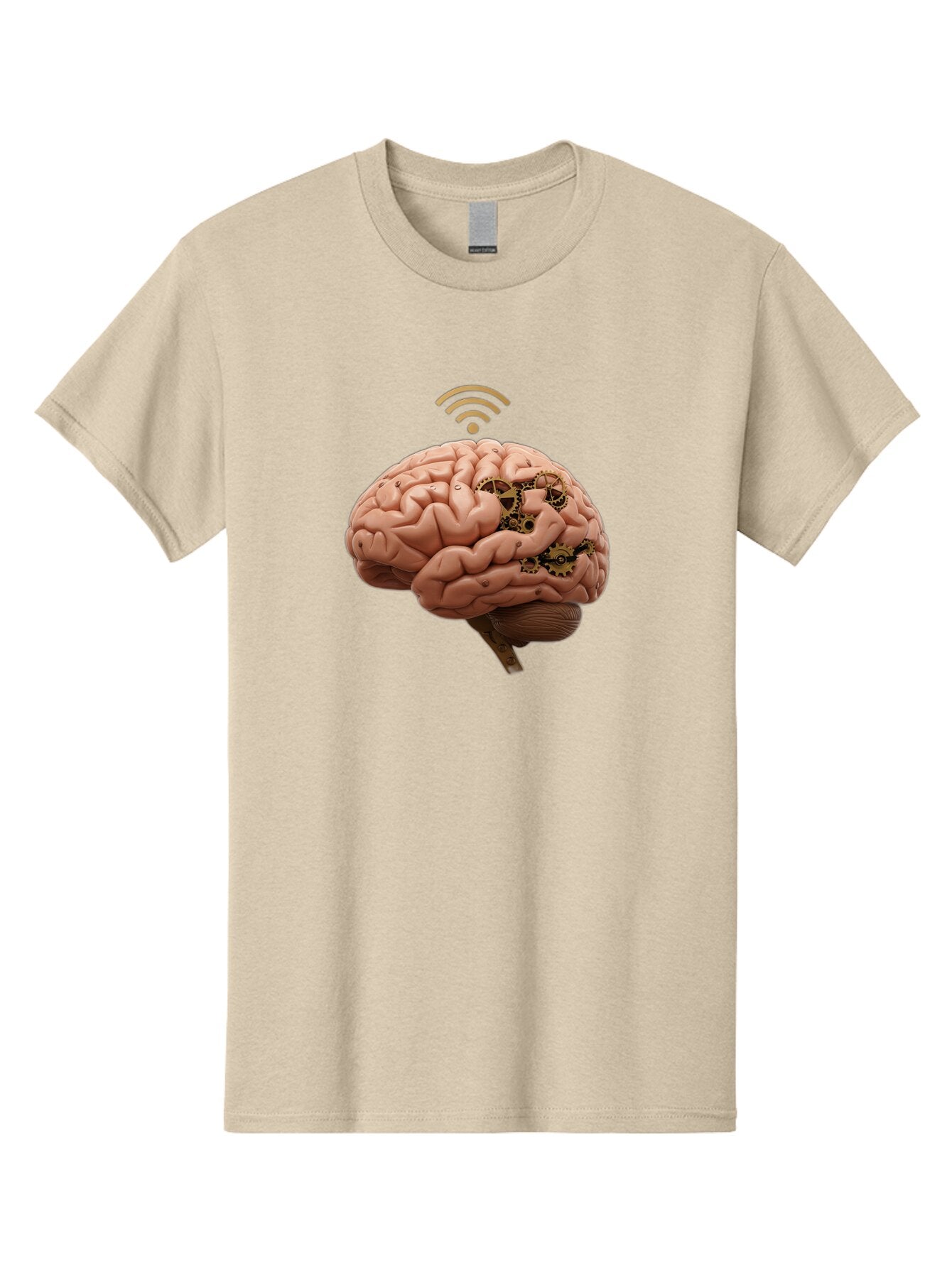 Human-Brain-With-Gears-And-Wi-Fi Men'S Graphic Tee, 100% Cotton, Comfortable Casual Summer Wear, Machine Washable, Vintage Camera, Old Camera, Antique Camera, Black Camera, Classic Photography, Photography Equipment, Nostalgic Device, Baq986 14