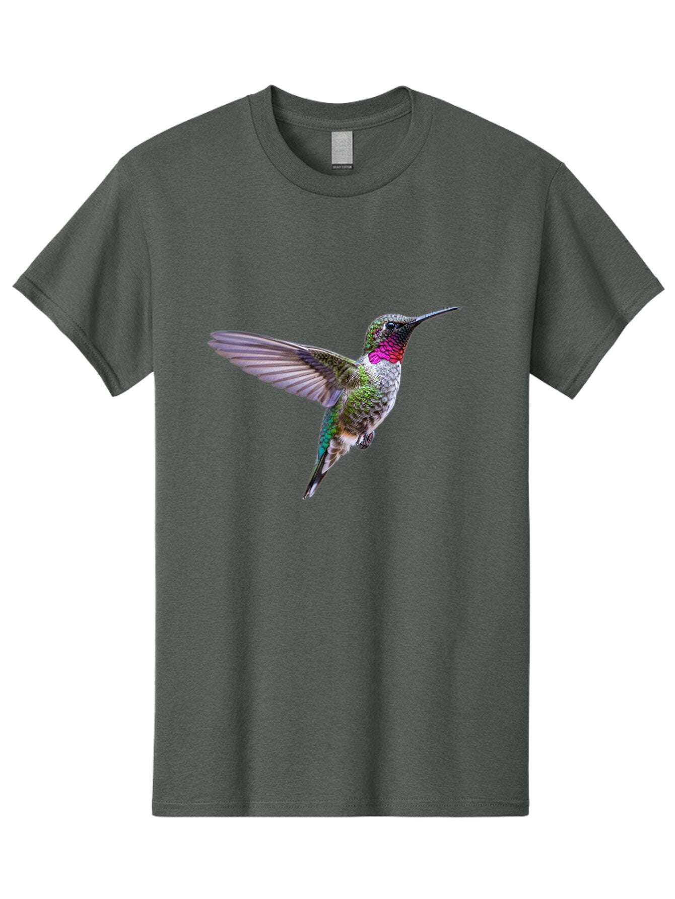 Hummingbird-In-Flight Men'S Graphic Tee, 100% Cotton, Comfortable Casual Summer Wear, Machine Washable, Vintage Camera, Old Camera, Antique Camera, Black Camera, Classic Photography, Photography Equipment, Nostalgic Device, Film Camera, Baq988 13