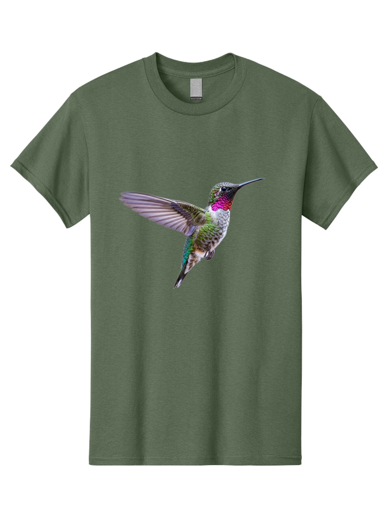 Hummingbird-In-Flight Men'S Graphic Tee, 100% Cotton, Comfortable Casual Summer Wear, Machine Washable, Vintage Camera, Old Camera, Antique Camera, Black Camera, Classic Photography, Photography Equipment, Nostalgic Device, Film Camera, Baq988 4