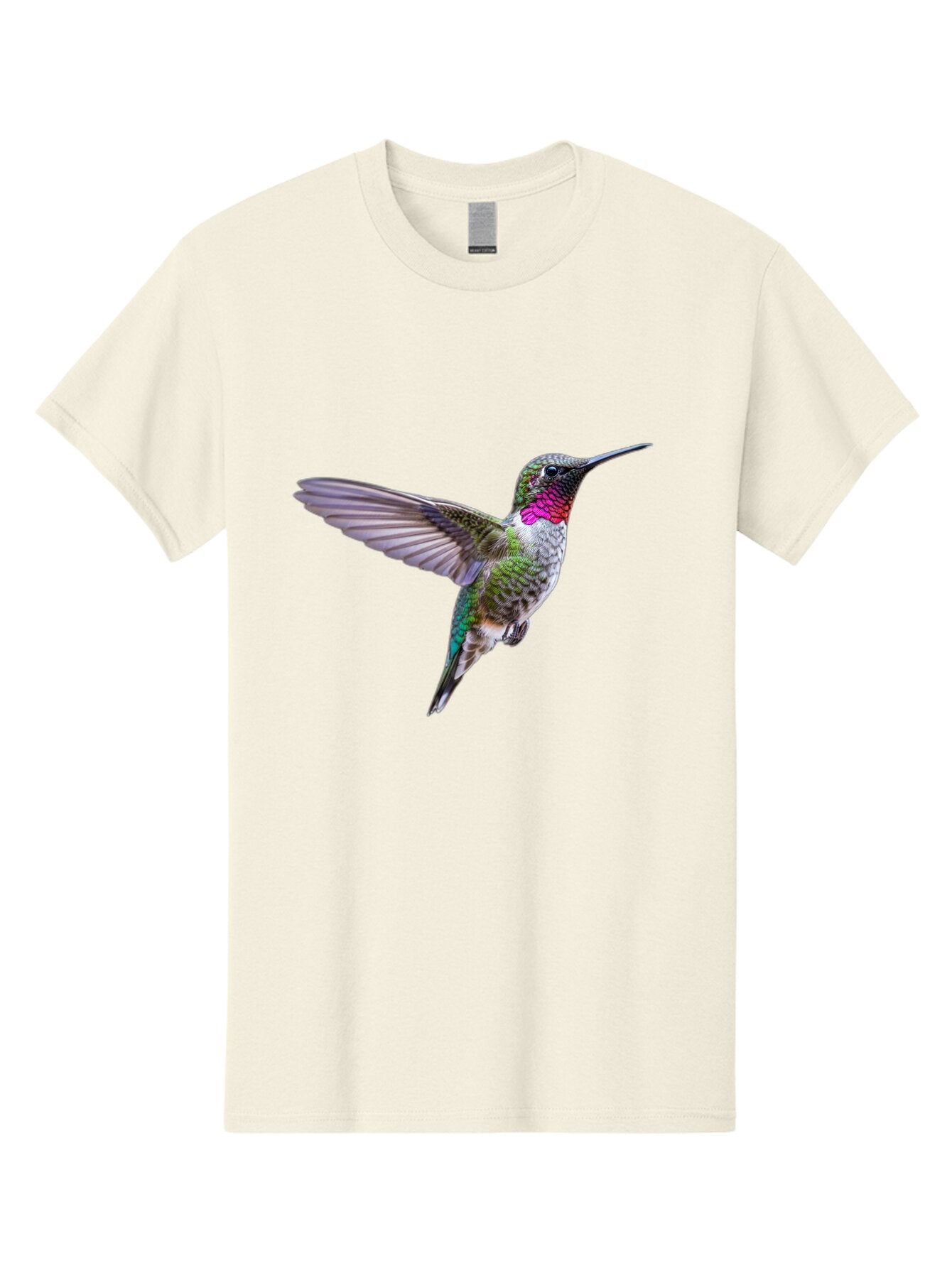 Hummingbird-In-Flight Men'S Graphic Tee, 100% Cotton, Comfortable Casual Summer Wear, Machine Washable, Vintage Camera, Old Camera, Antique Camera, Black Camera, Classic Photography, Photography Equipment, Nostalgic Device, Film Camera, Baq988 6