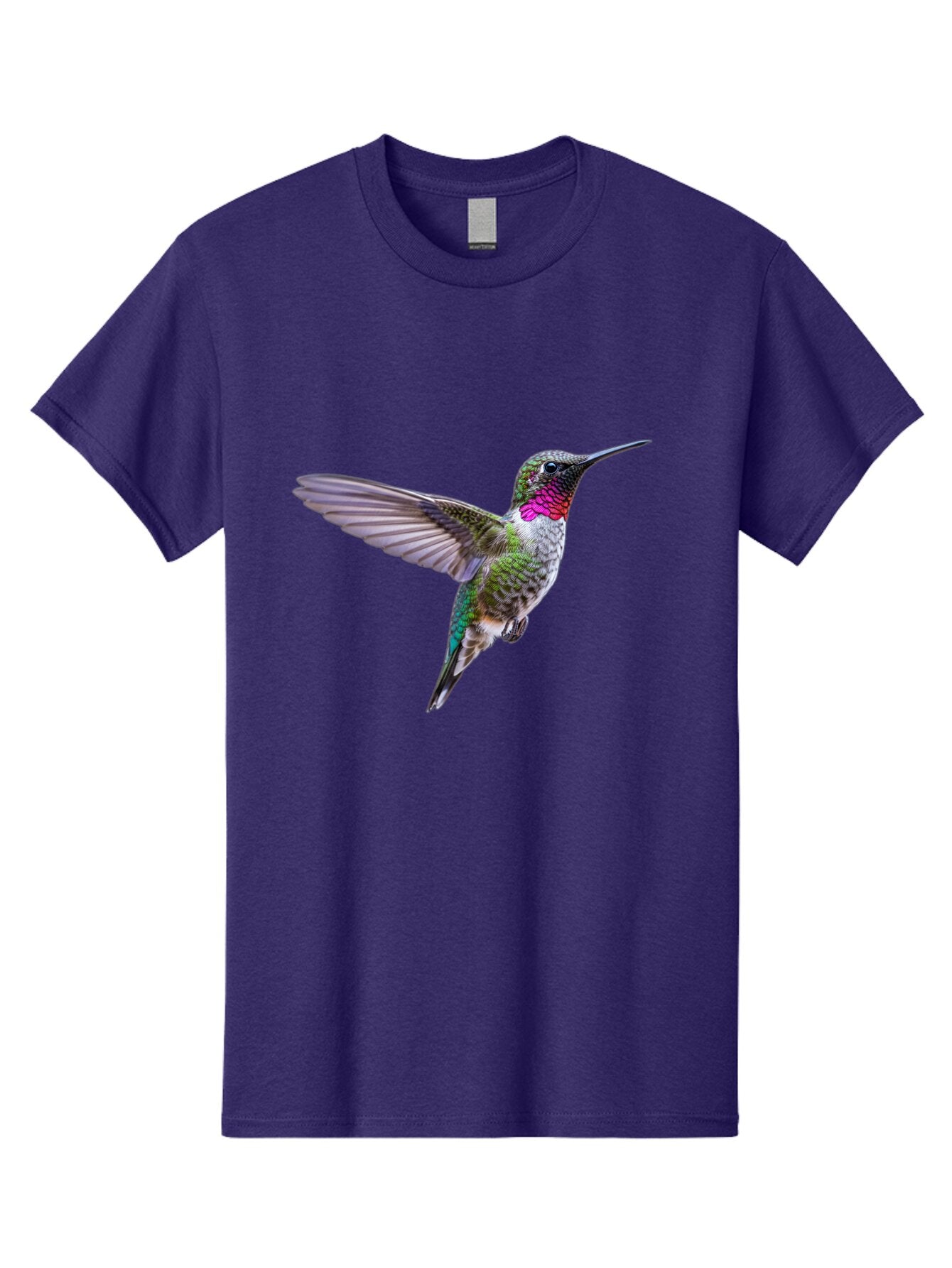 Hummingbird-In-Flight Men'S Graphic Tee, 100% Cotton, Comfortable Casual Summer Wear, Machine Washable, Vintage Camera, Old Camera, Antique Camera, Black Camera, Classic Photography, Photography Equipment, Nostalgic Device, Film Camera, Baq988 8