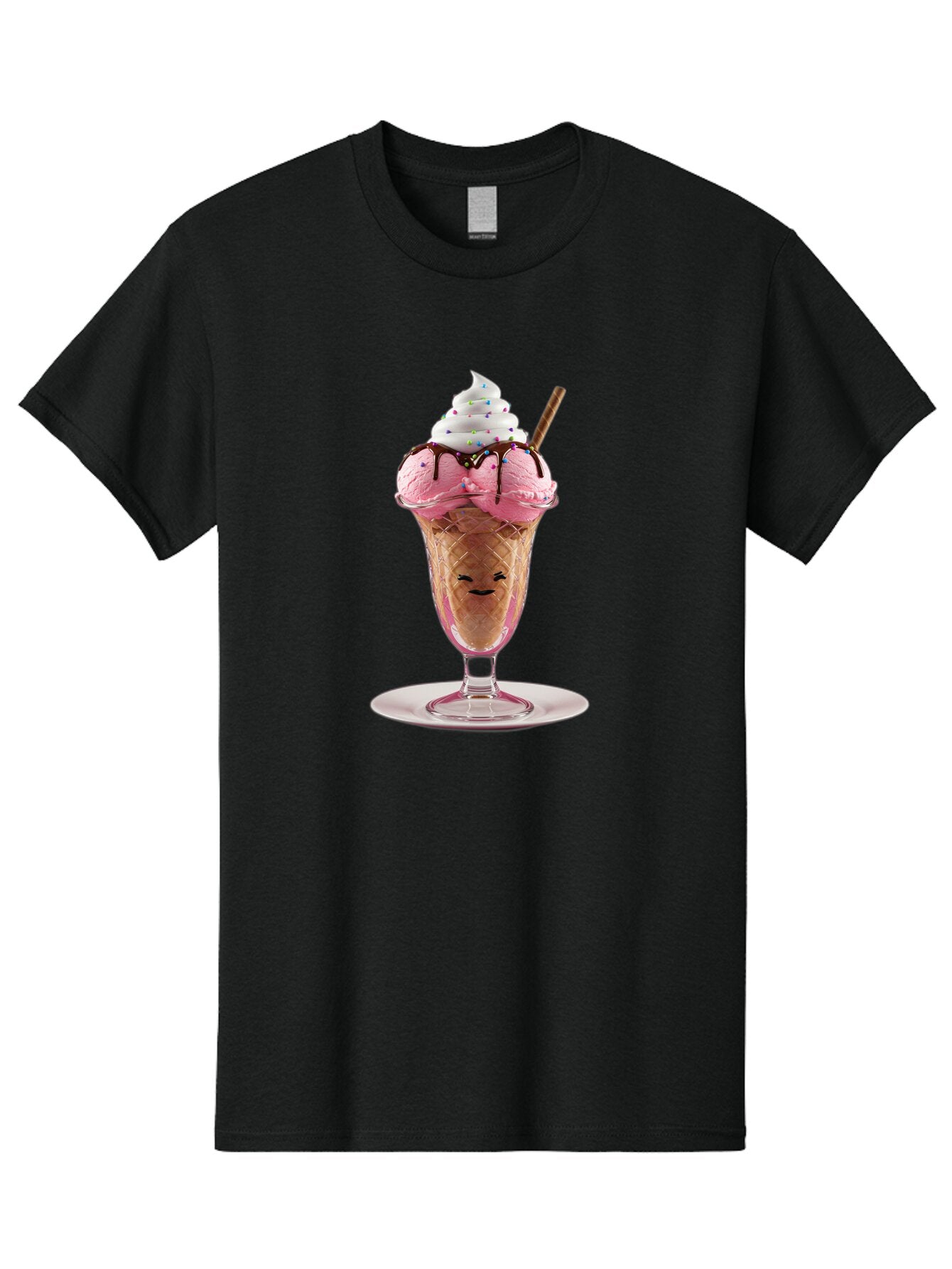 Ice-Cream-Sundae Men'S Graphic Tee, 100% Cotton, Comfortable Casual Summer Wear, Machine Washable, Vintage Camera, Old Camera, Antique Camera, Black Camera, Classic Photography, Photography Equipment, Nostalgic Device, Film Camera, Camera Art Baq993 14