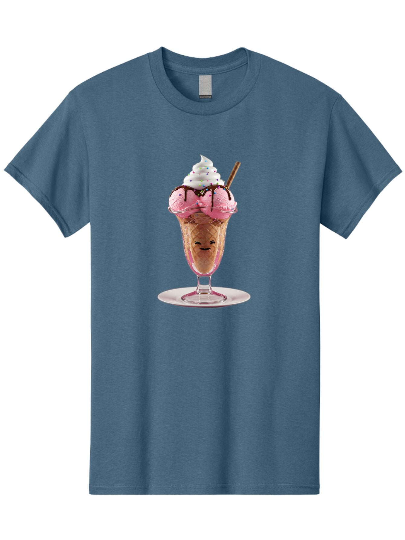 Ice-Cream-Sundae Men'S Graphic Tee, 100% Cotton, Comfortable Casual Summer Wear, Machine Washable, Vintage Camera, Old Camera, Antique Camera, Black Camera, Classic Photography, Photography Equipment, Nostalgic Device, Film Camera, Camera Art Baq993 7